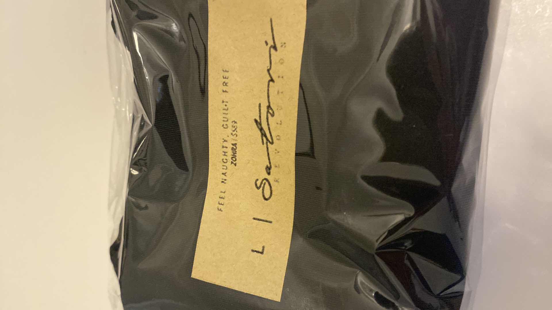 Photo 1 of SIZE LARGE BLACK ZOHRA BODYSUIT WITH FRONT TO BACK REVERSIBLE DESIGN WITH HI CUT LEGS ULTRA SOFT COTTON LINING FOR COMFORT EDGY TOUCH FOR DAY AND NIGHT, CAN WEAR AS SWIMWEAR