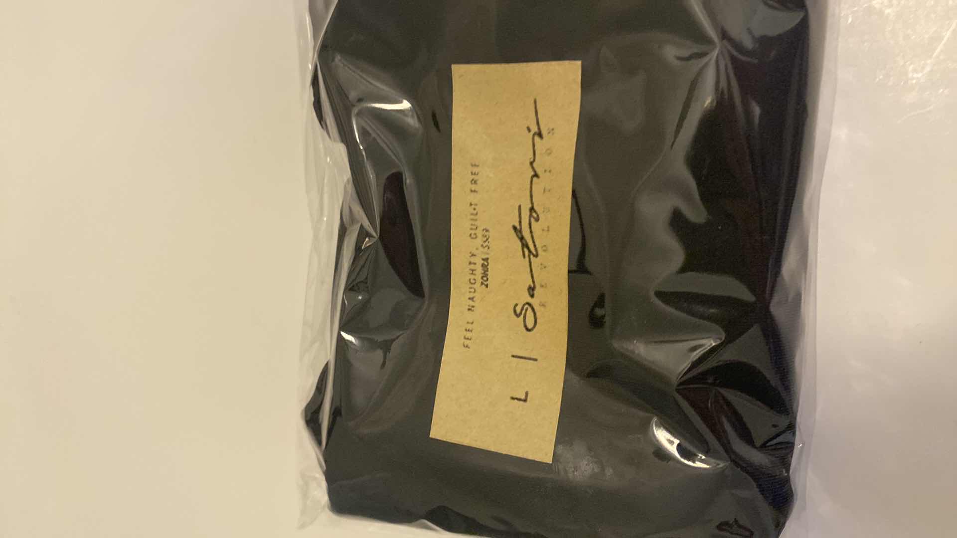 Photo 1 of SIZE LARGE BLACK ZOHRA BODYSUIT WITH FRONT TO BACK REVERSIBLE DESIGN WITH HI CUT LEGS ULTRA SOFT COTTON LINING FOR COMFORT EDGY TOUCH FOR DAY AND NIGHT, CAN WEAR AS SWIMWEAR