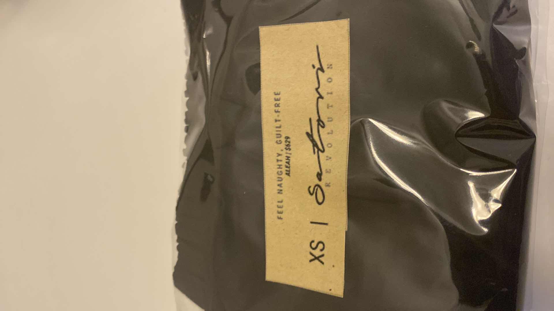 Photo 1 of SIZE X-SMALL BLACK ALEAH 2 PIECE CROPPED CAMISOLE SND SHORTS LOUNGEWEAR - SWEET AND SEXY WITH A TOUCH OF ELEGANCE