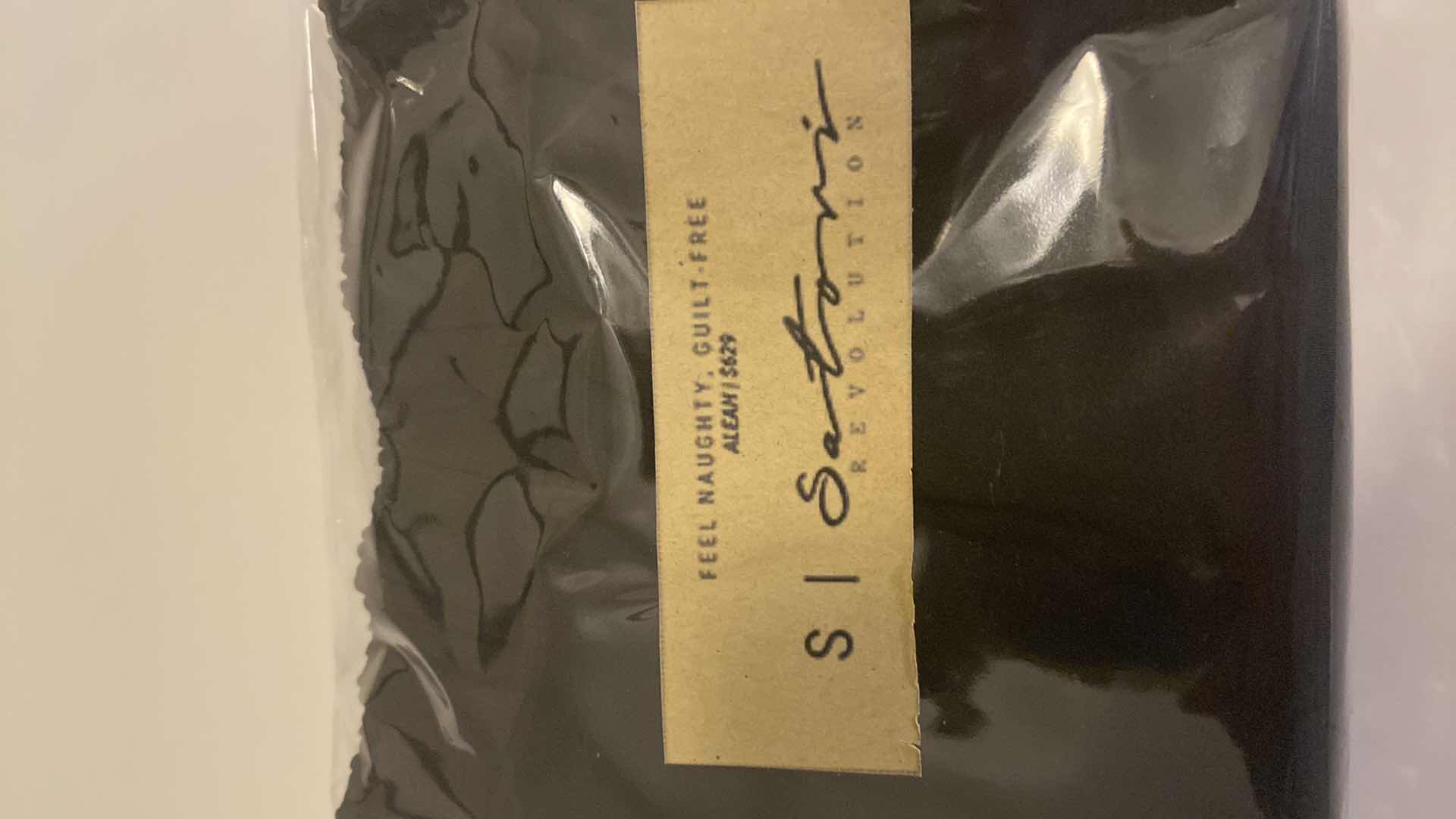 Photo 1 of SIZE SMALL BLACK ALEAH 2 PIECE CROPPED CAMISOLE SND SHORTS LOUNGEWEAR - SWEET AND SEXY WITH A TOUCH OF ELEGANCE