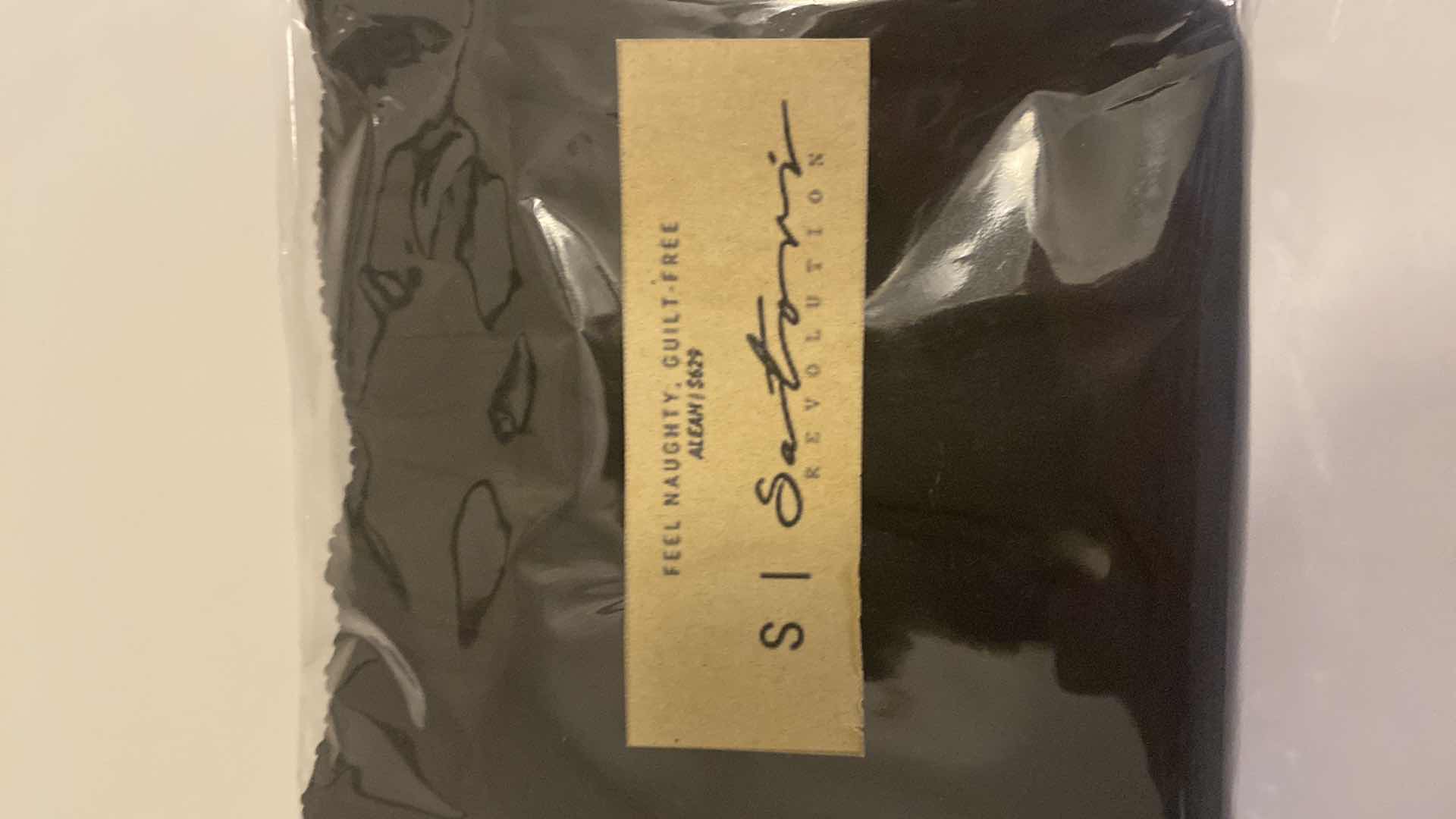 Photo 3 of SIZE SMALL BLACK ALEAH 2 PIECE CROPPED CAMISOLE SND SHORTS LOUNGEWEAR - SWEET AND SEXY WITH A TOUCH OF ELEGANCE