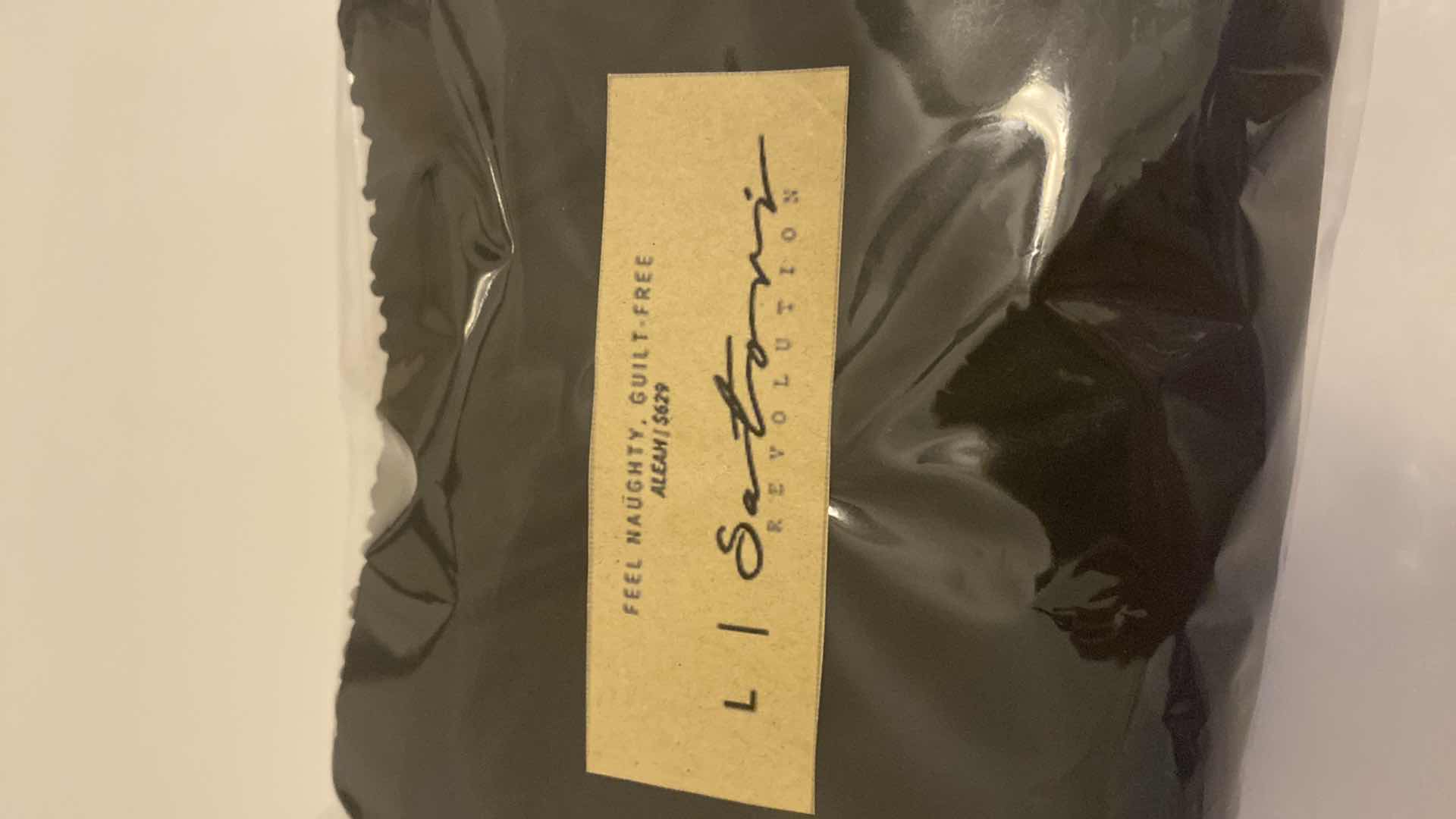 Photo 6 of SIZE LARGE BLACK ALEAH 2 PIECE CROPPED CAMISOLE SND SHORTS LOUNGEWEAR - SWEET AND SEXY WITH A TOUCH OF ELEGANCE