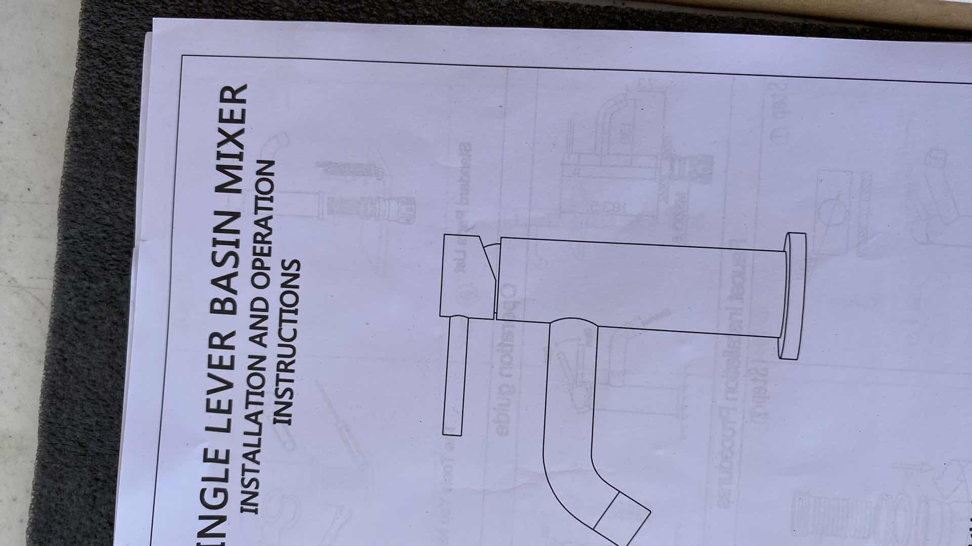 Photo 1 of KENES SINGLE LEVER BASIN FAUCET BRUSHED GOLD