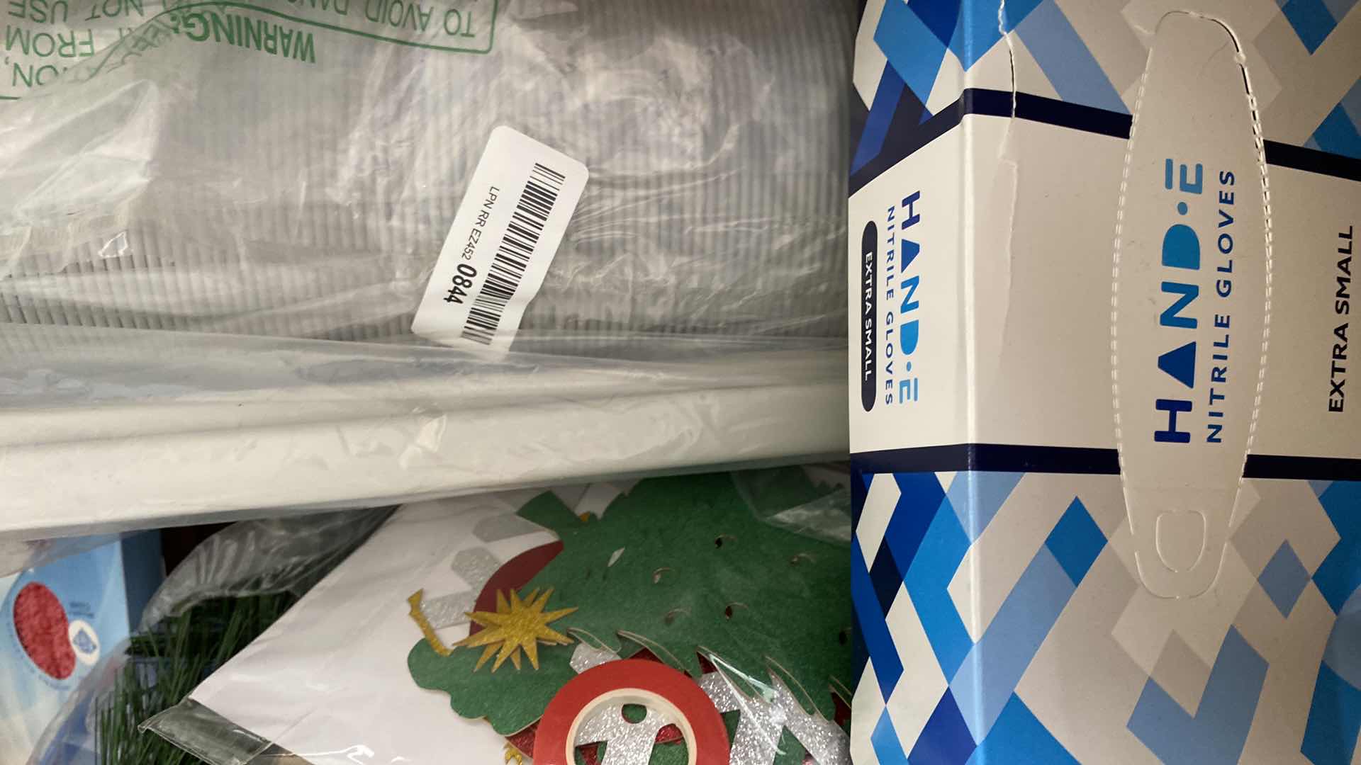 Photo 1 of BOX OF MISCELLANEOUS GARAGE AND HOUSEHOLD ITEMS