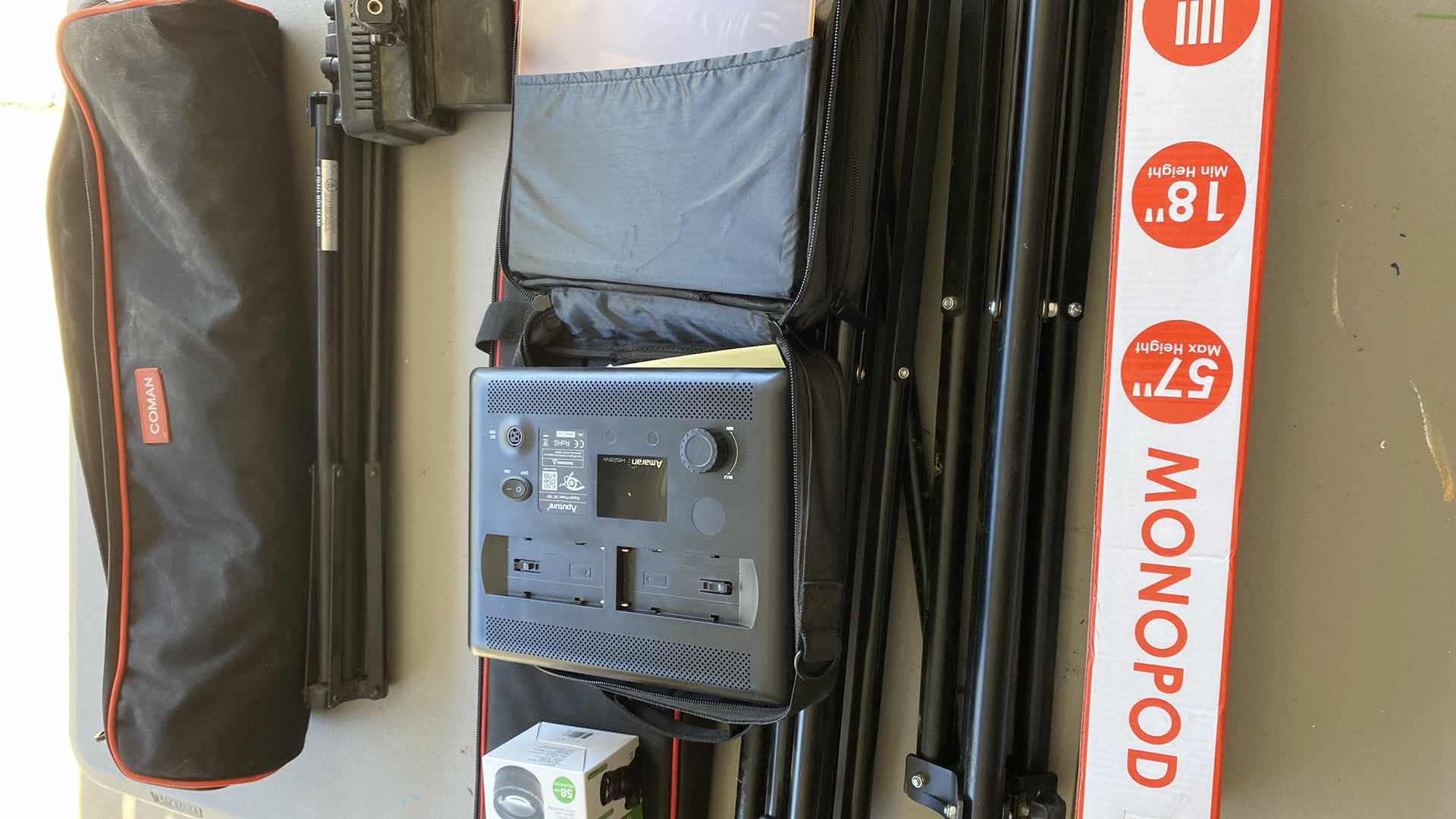 Photo 7 of CAMERA EQUIPMENT ASSORTMENT TRI PODS, MONO PODS AND MORE