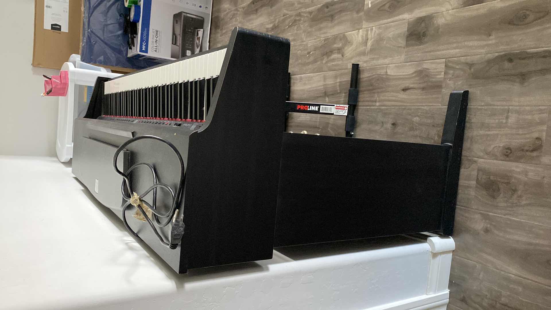 Photo 1 of WILLIAMS OVERTURE PLUG IN PIANO WITH BENCH 54“ x 18“ H 33”