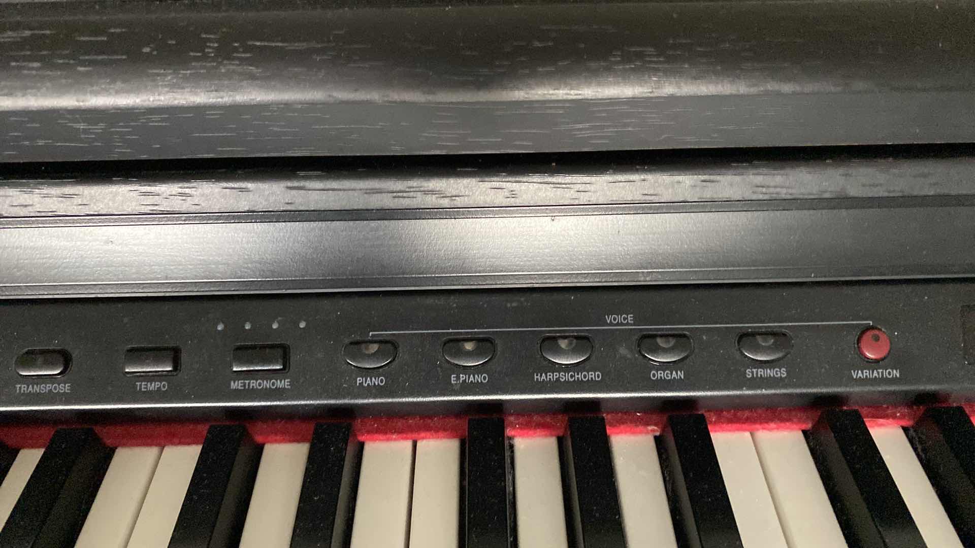 Photo 1 of WILLIAMS OVERTURE PLUG IN PIANO WITH BENCH 54“ x 18“ H 33”