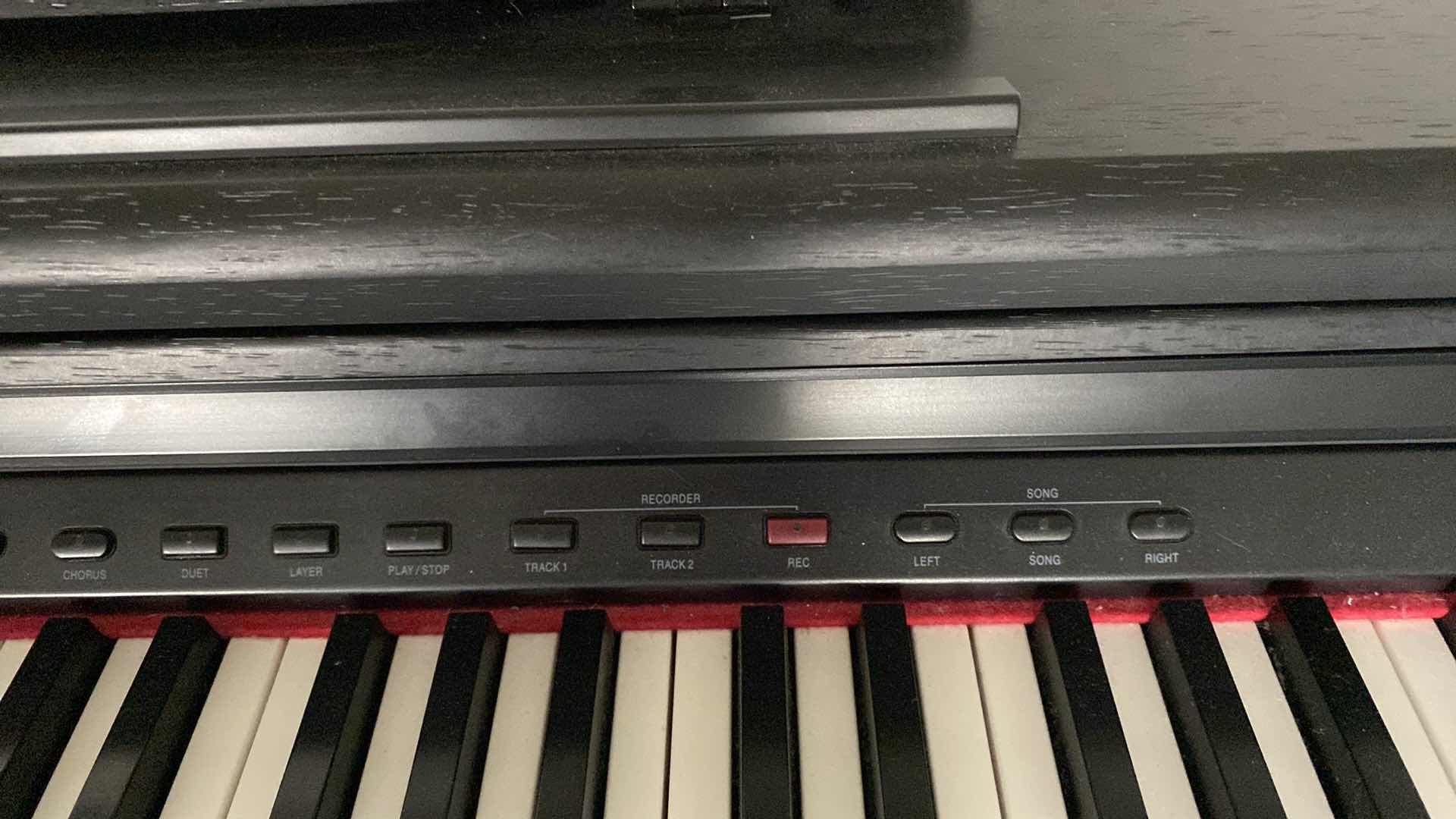 Photo 1 of WILLIAMS OVERTURE PLUG IN PIANO WITH BENCH 54“ x 18“ H 33”