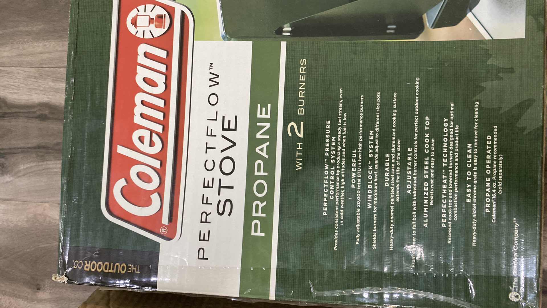 Photo 1 of COLEMAN PERFECT FLOW PROPANE STOVE