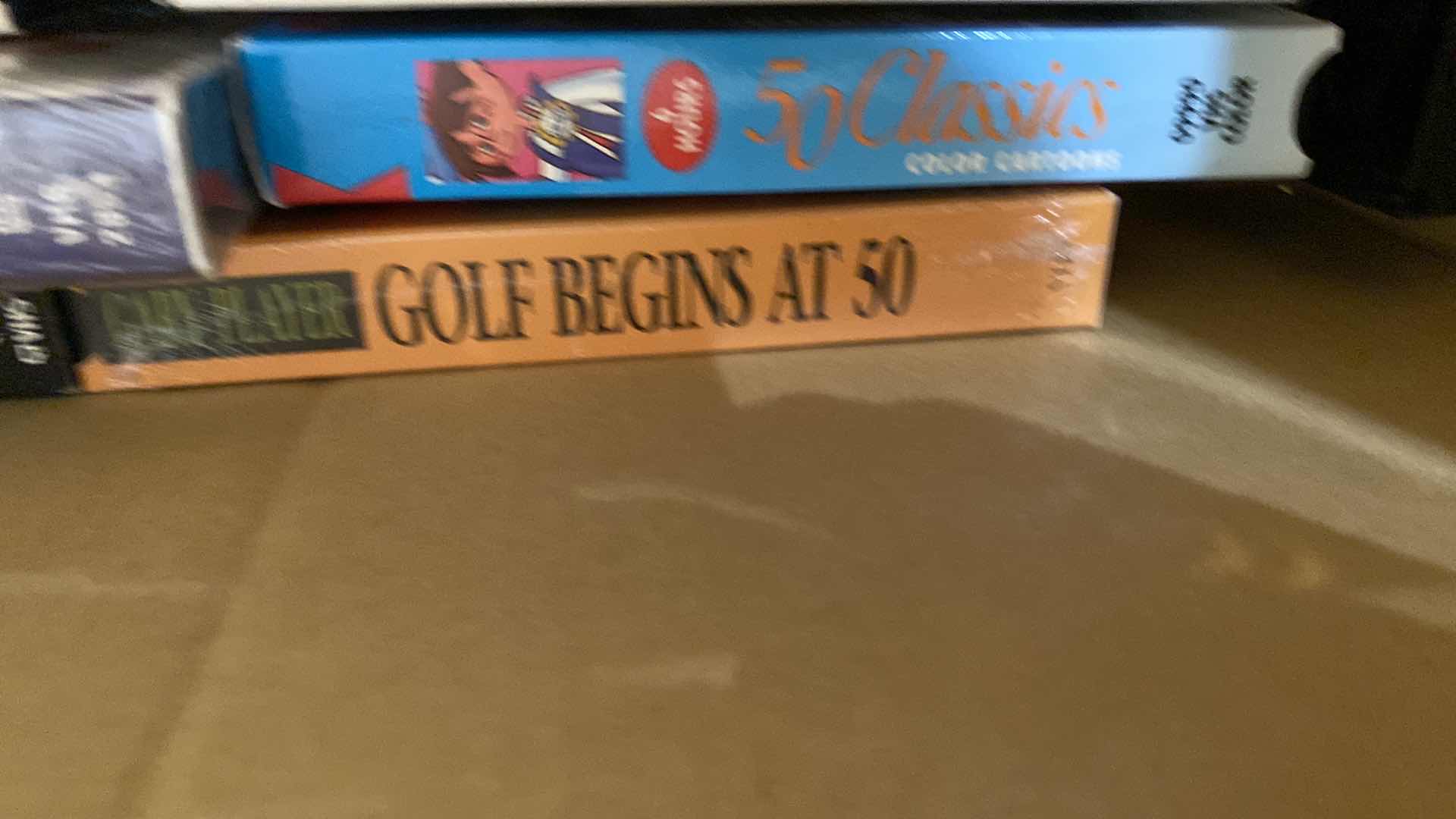 Photo 1 of LARGE BOX OF DVD AND VHS MOVIES