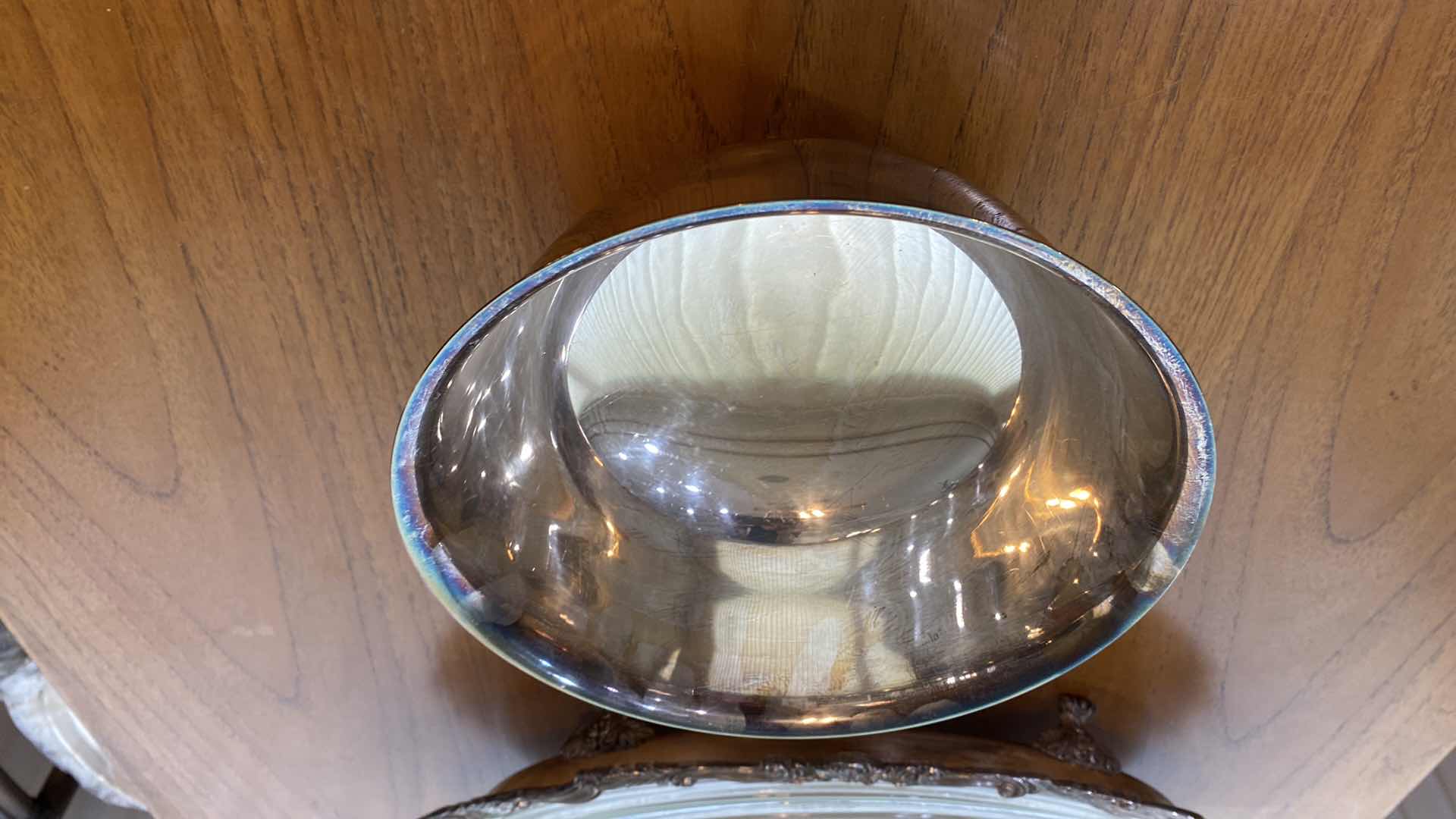 Photo 1 of SILVER-PLATE SERVING WARE
