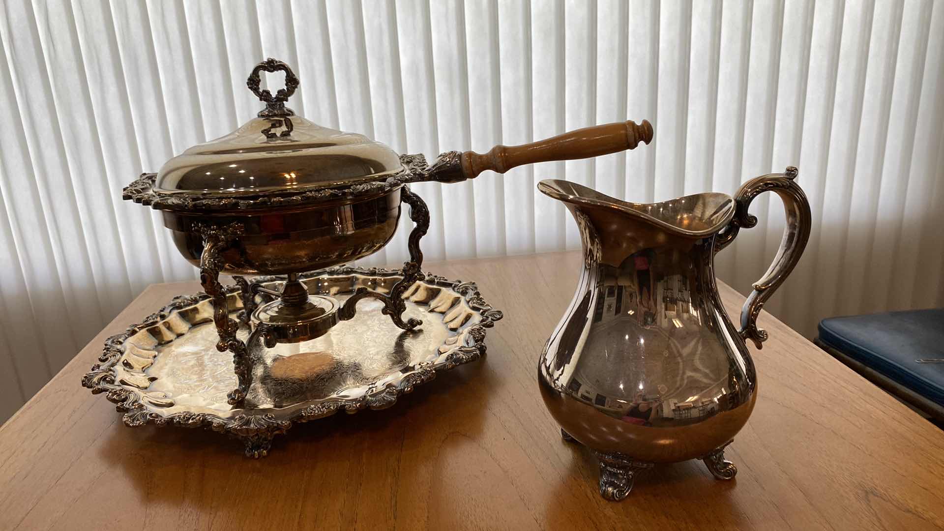 Photo 1 of GORHAM SILVER-PLATE PITCHER, VARIOUS SILVER-PLATE