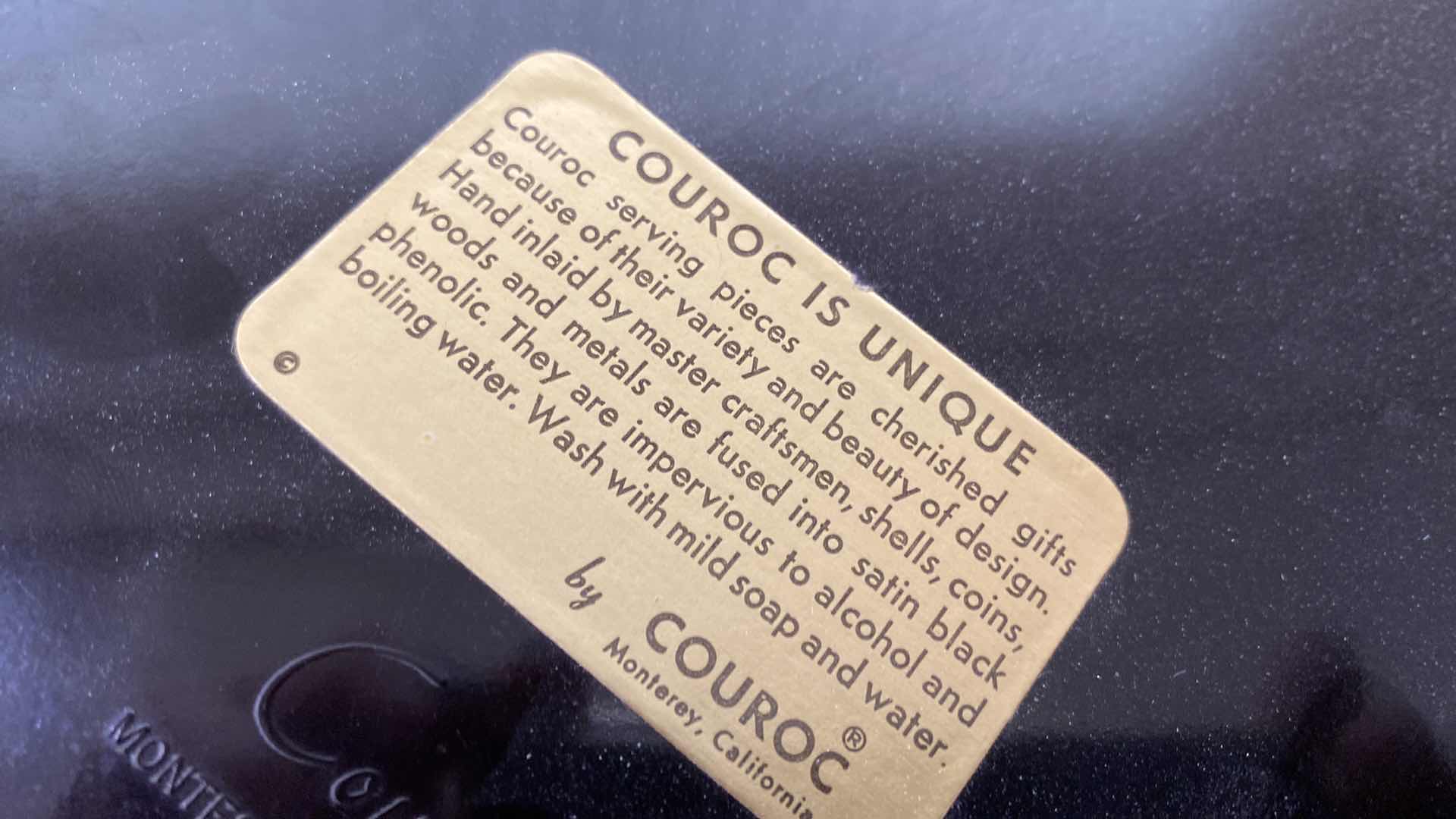 Photo 1 of COUROC ROADRUNNER TRAY AND GLASSES 24K GOLD ETCHED