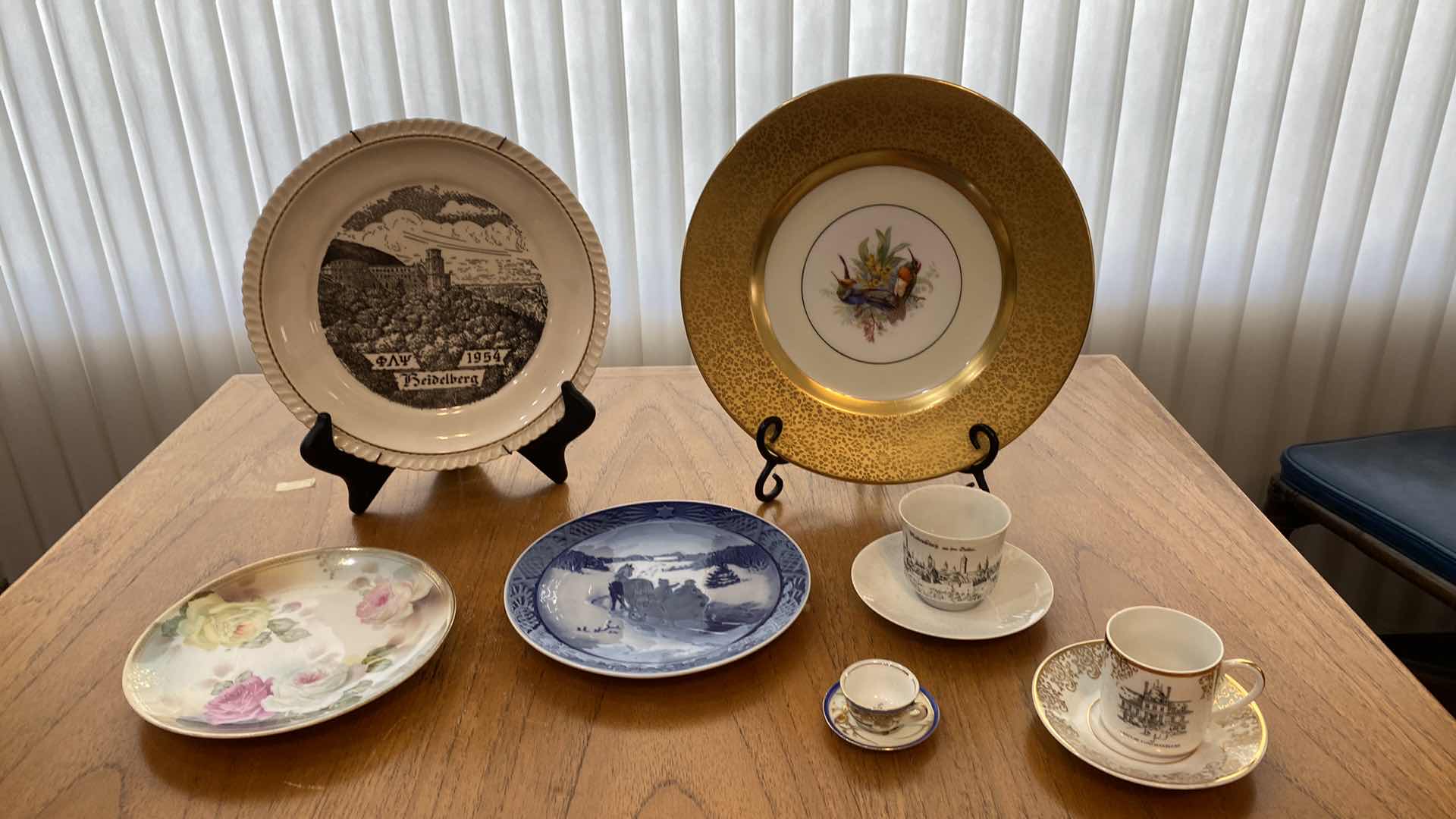 Photo 1 of ASSORTED COLLECTOR PLATES AND CUPS ROYAL COPENHAGEN AND MORE