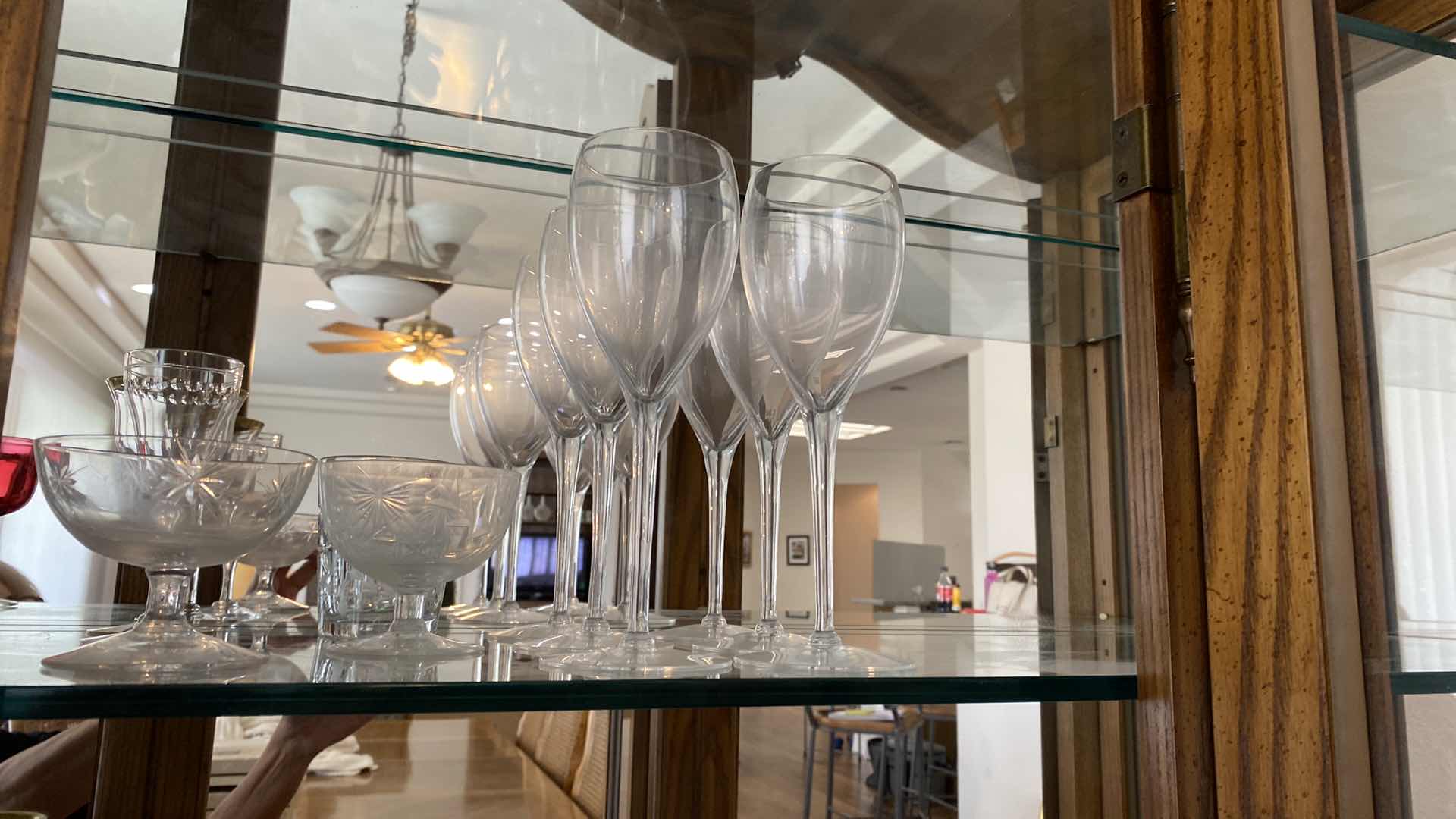 Photo 1 of CONTENTS OF CHINA DISPLAY CABINET