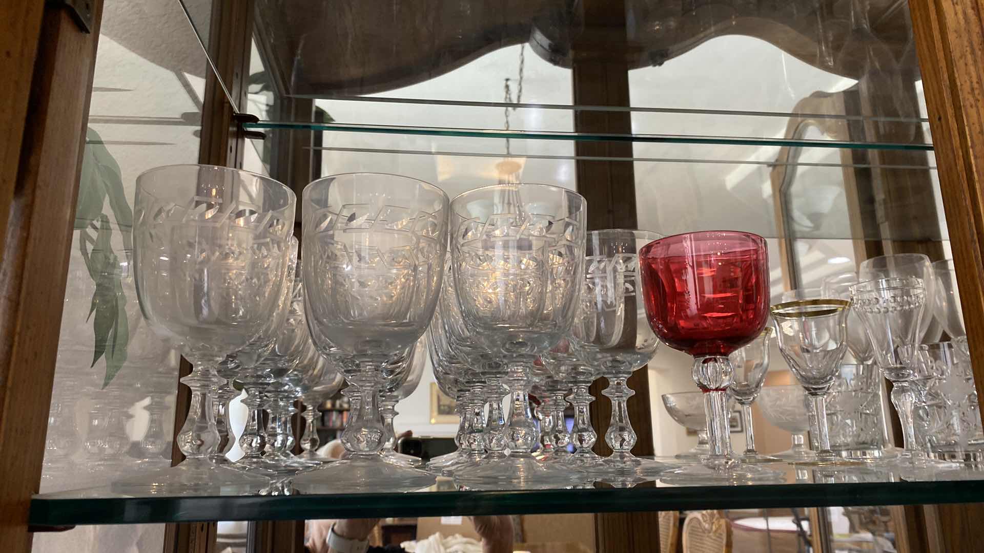 Photo 1 of CONTENTS OF CHINA DISPLAY CABINET