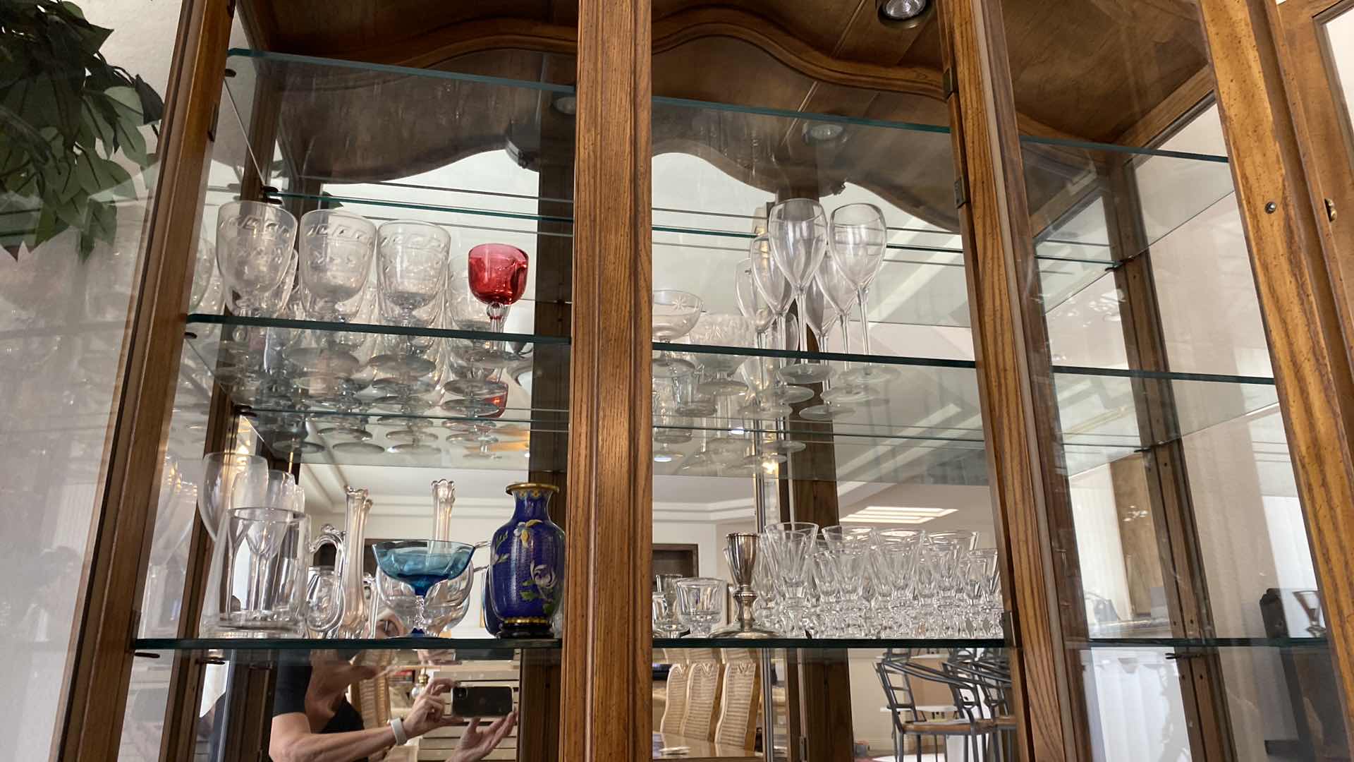 Photo 1 of CONTENTS OF CHINA DISPLAY CABINET