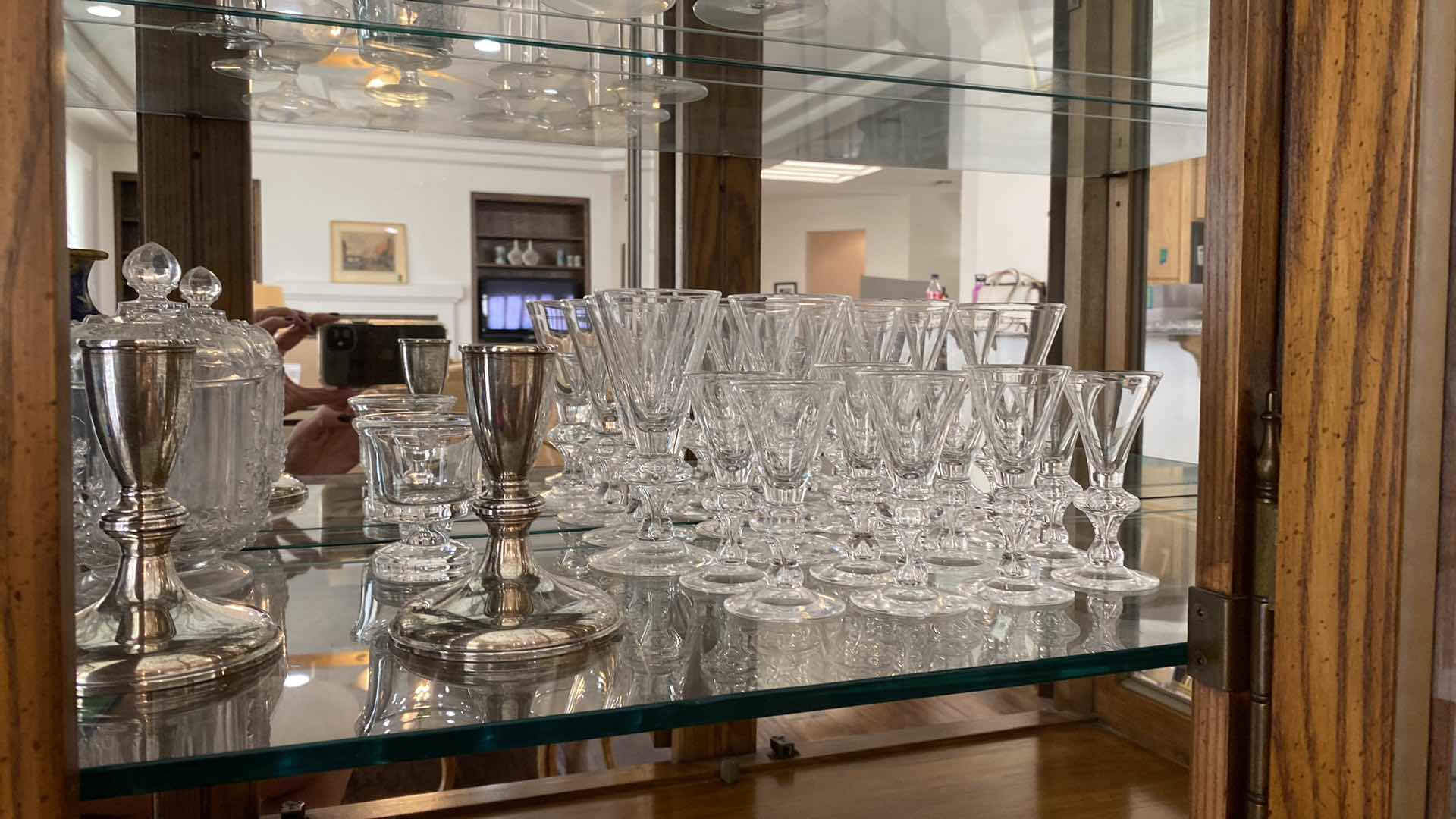 Photo 1 of CONTENTS OF CHINA DISPLAY CABINET