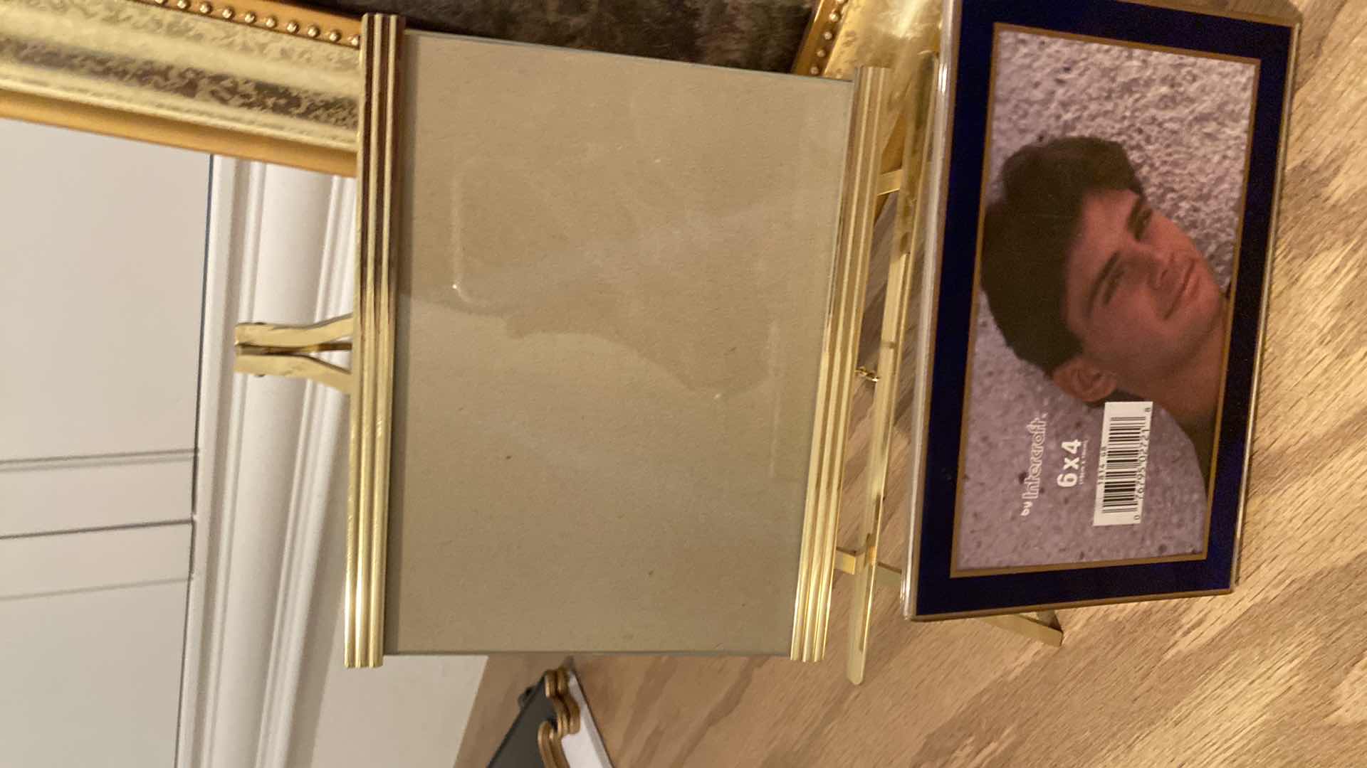 Photo 1 of GOLD FRAMED PHOTO OF DESERT 23” x 19” INCLUDES STAND AND 4 PHOTO FRAMES