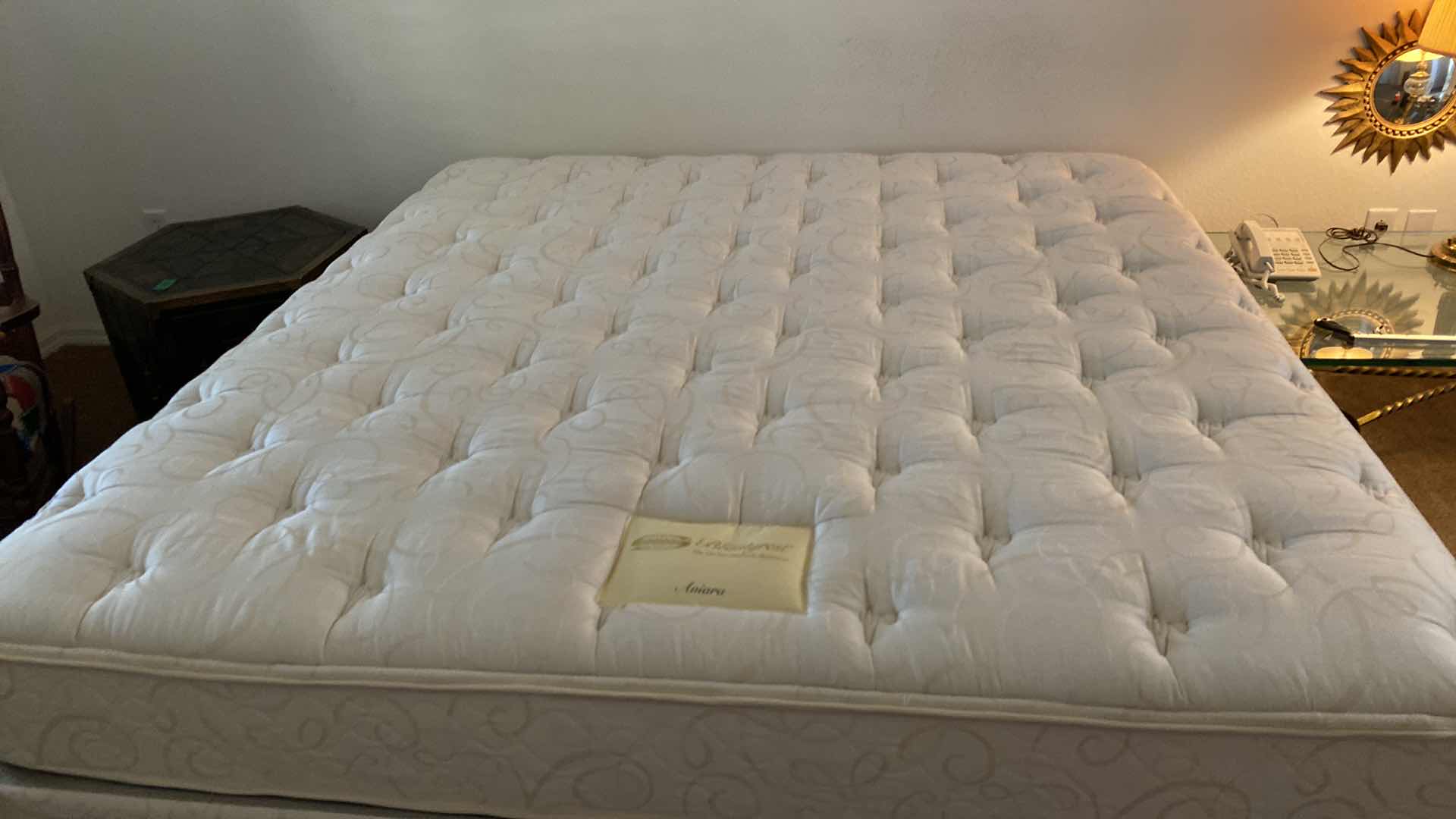 Photo 3 of BEAUTY REST AVIARA KING MATTRESS BOX SPRINGS AND RAILS