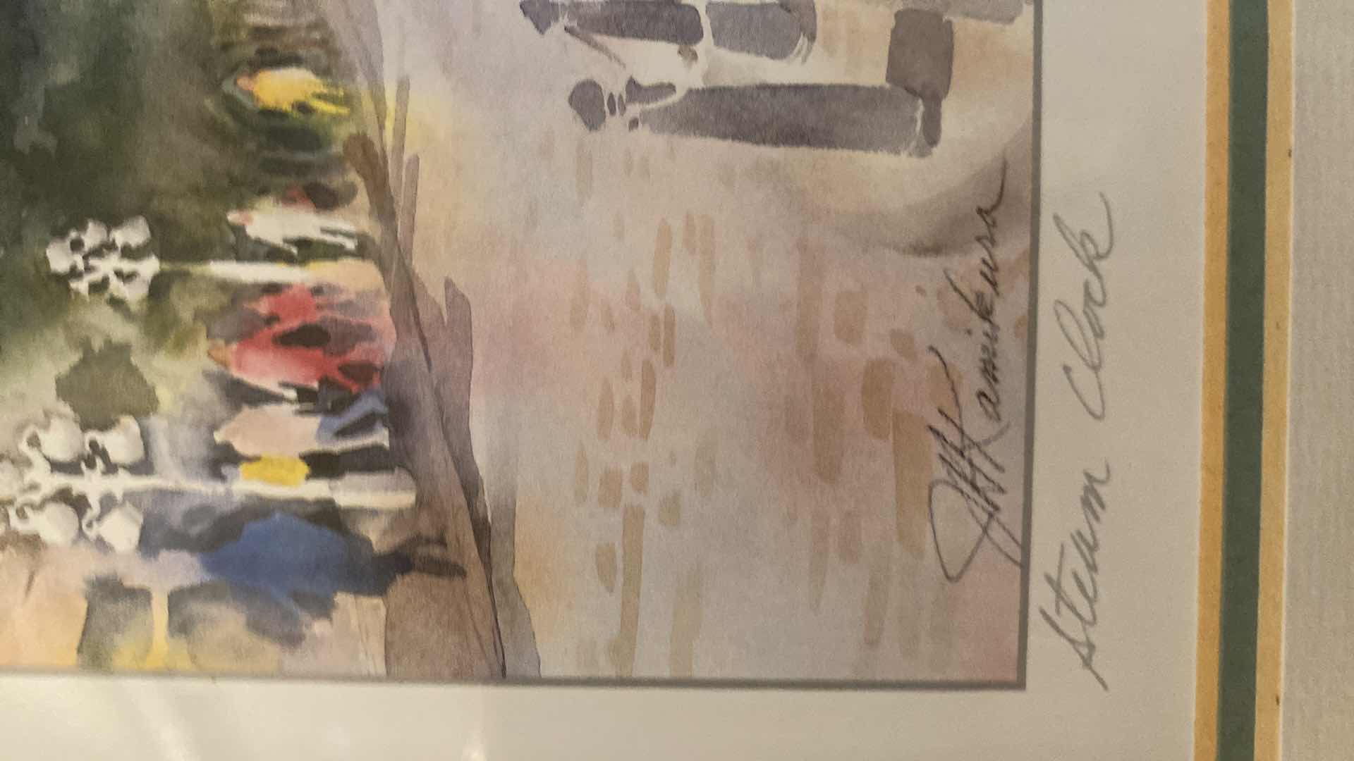 Photo 1 of FRAMED WATERCOLOR ART JOYCE KAMIKURA 11 1/2“ x 14 1/2“