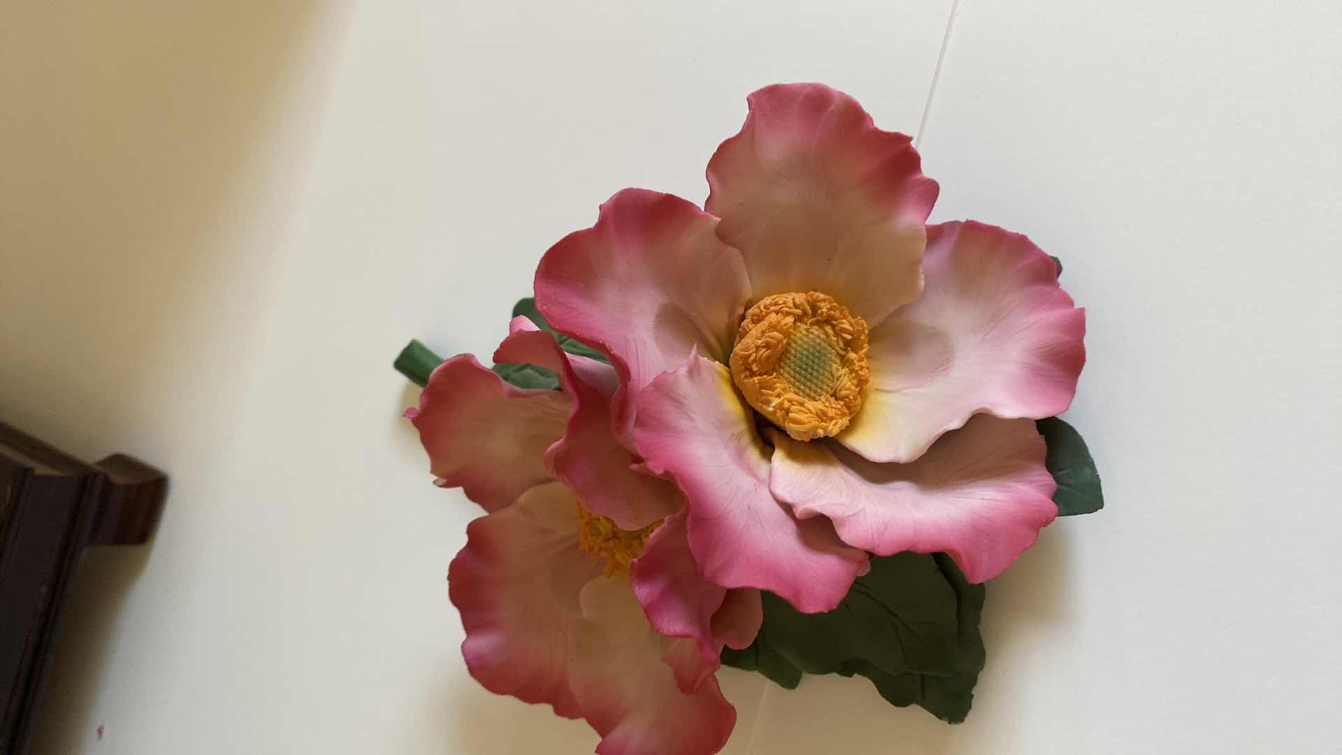 Photo 4 of CAPODIMONTE FLORALS LARGEST 8” x 8 1/2”