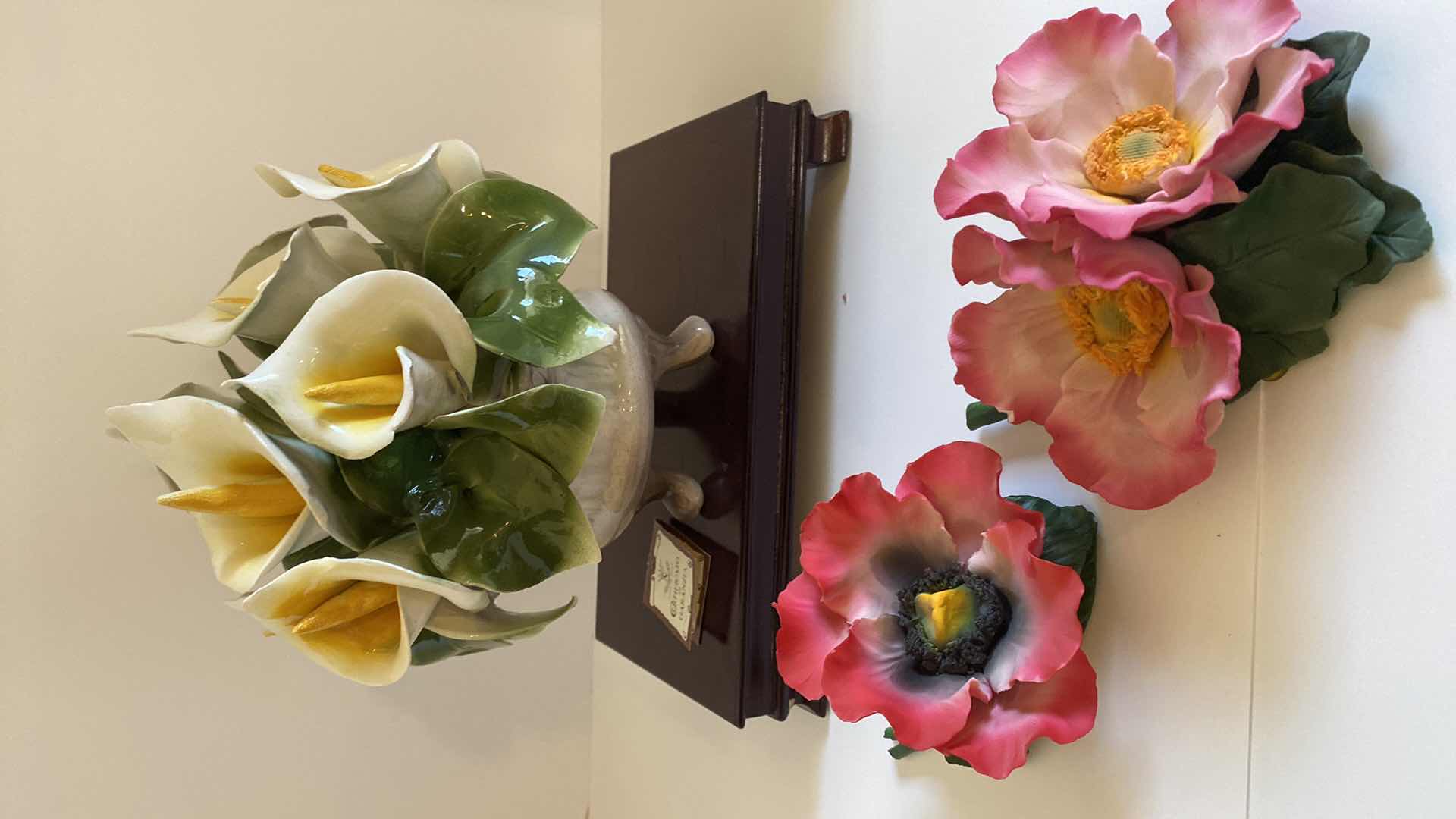 Photo 9 of CAPODIMONTE FLORALS LARGEST 8” x 8 1/2”