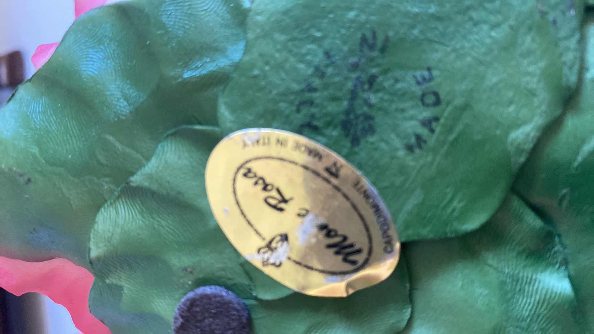 Photo 7 of CAPODIMONTE FLORALS LARGEST 8” x 8 1/2”