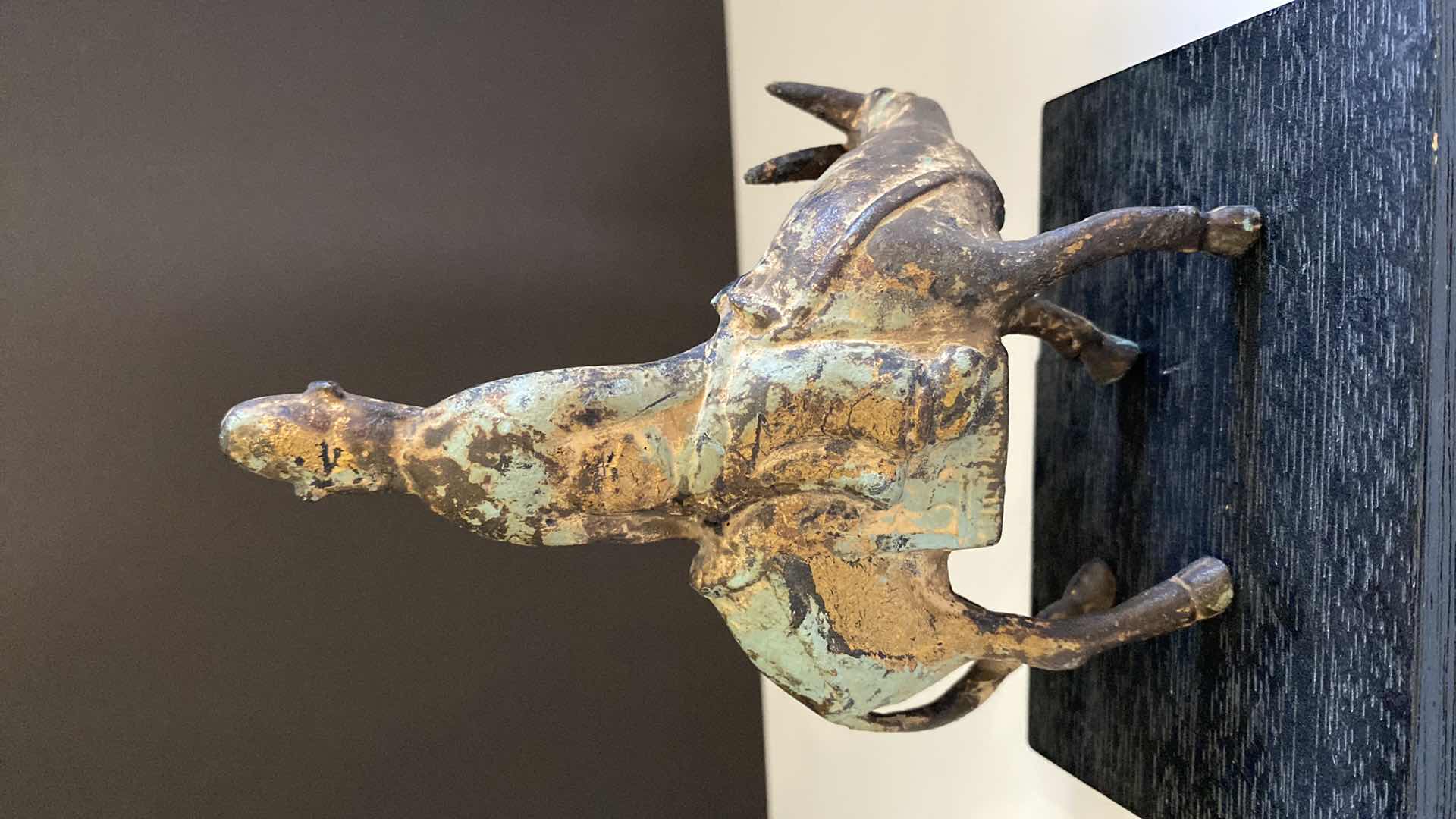 Photo 4 of CAST MAN ON WATER BUFFALO FROM JAPAN 4 1/2” x 6”