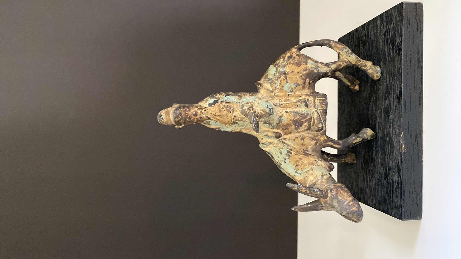 Photo 2 of CAST MAN ON WATER BUFFALO FROM JAPAN 4 1/2” x 6”