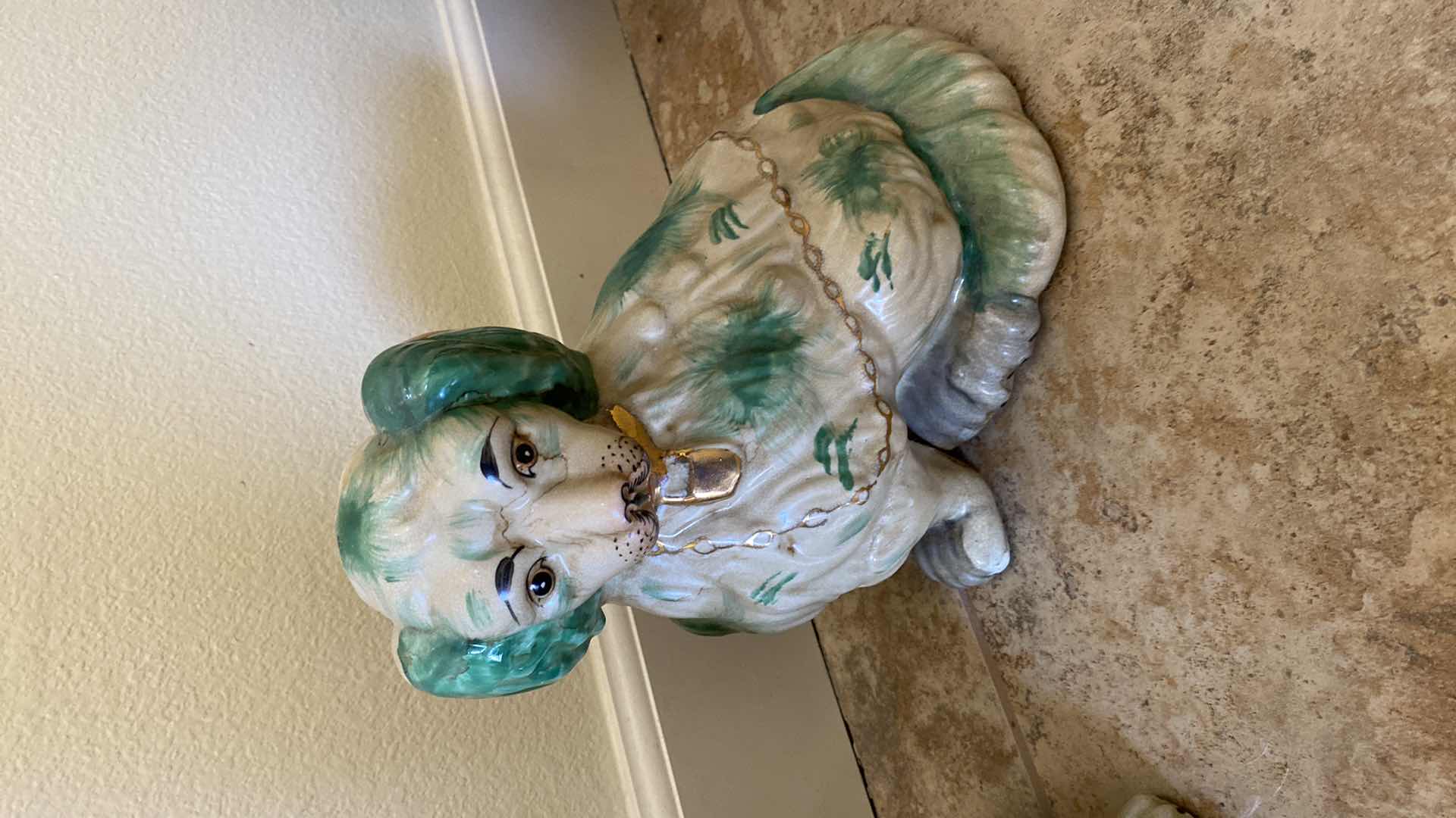 Photo 4 of 3 CERAMIC DOG STATUES  TALLEST 6” x 17”