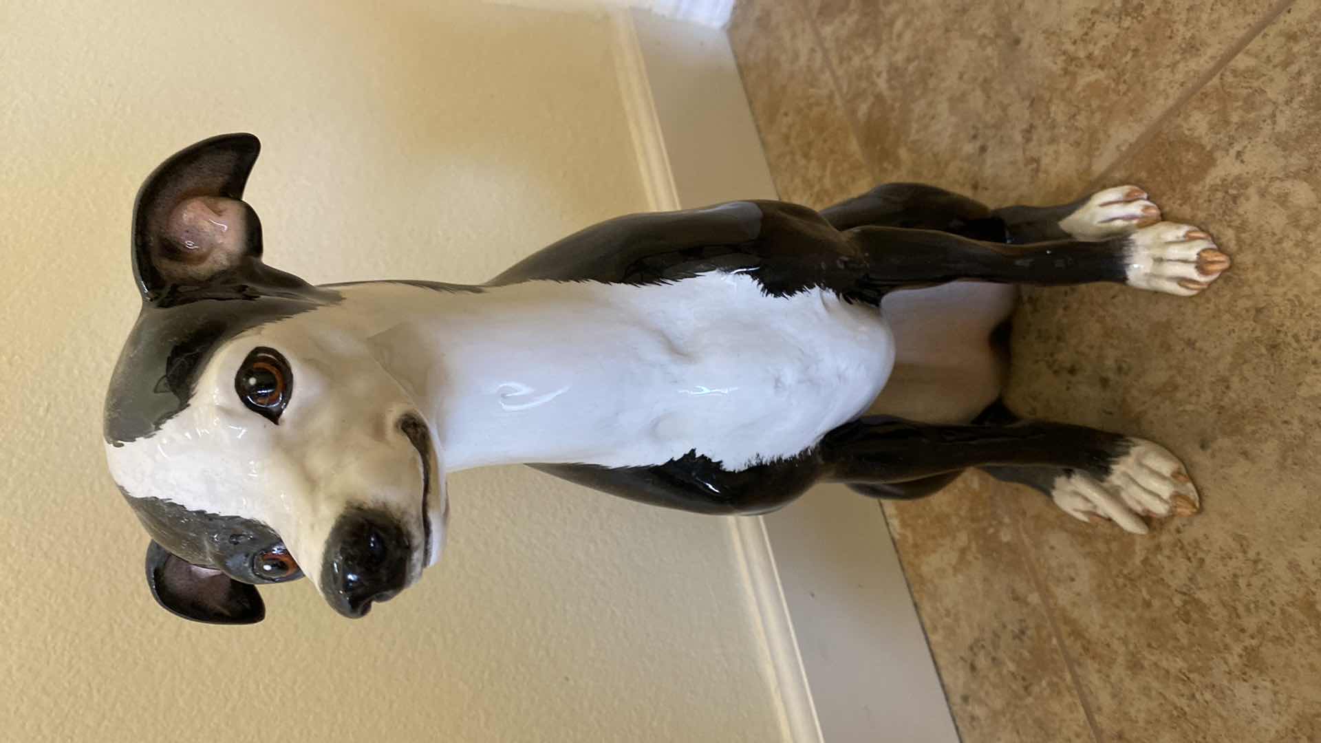 Photo 1 of 3 CERAMIC DOG STATUES  TALLEST 6” x 17”