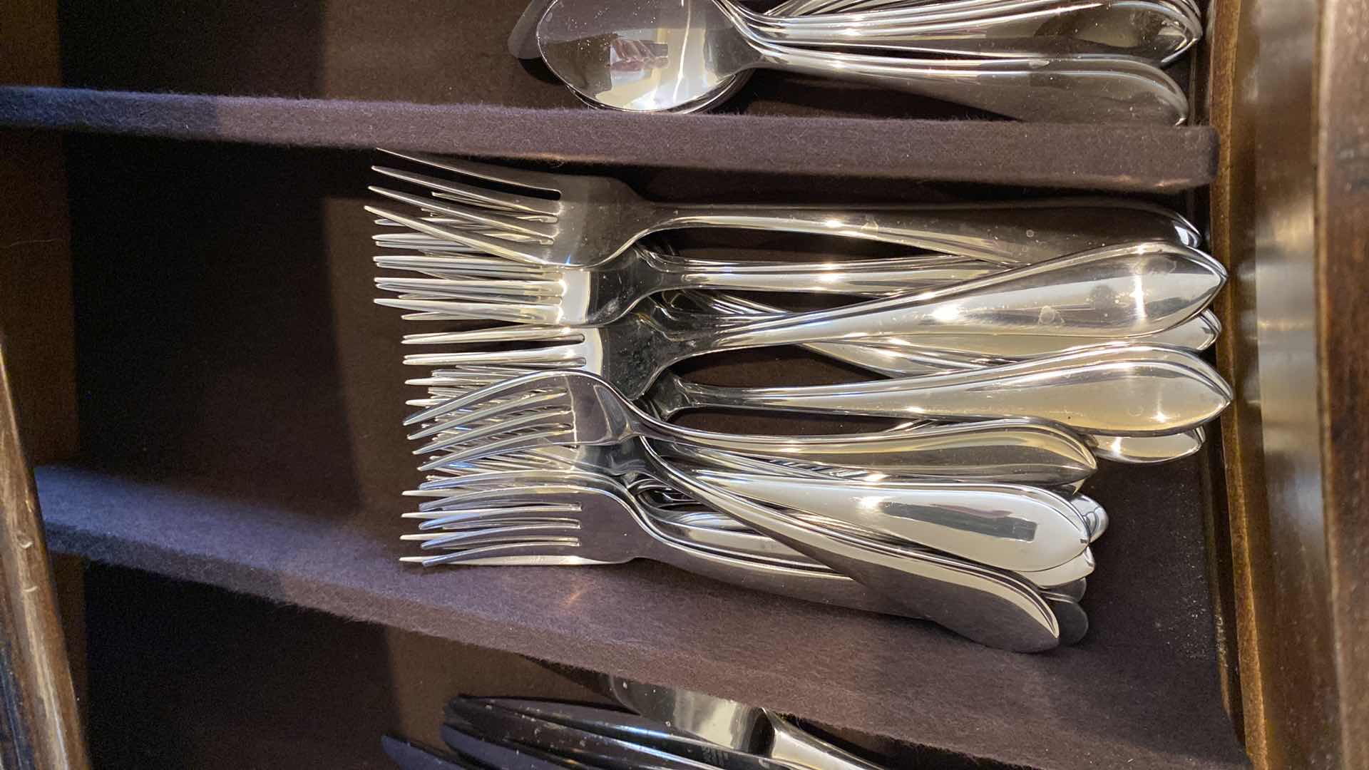 Photo 4 of CONTENTS OF SIDEBOARD DRAWER DANSK SILVERWARE