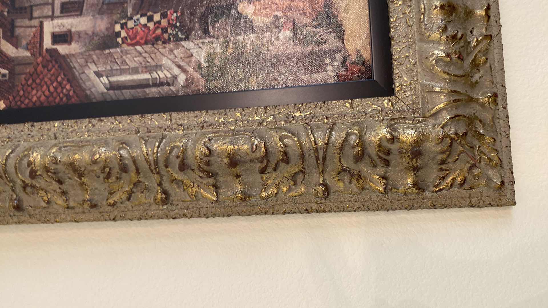 Photo 3 of 3 WALL DECOR AND ORNATE FRAMED FANTASY ARTWORK 26” x 25”