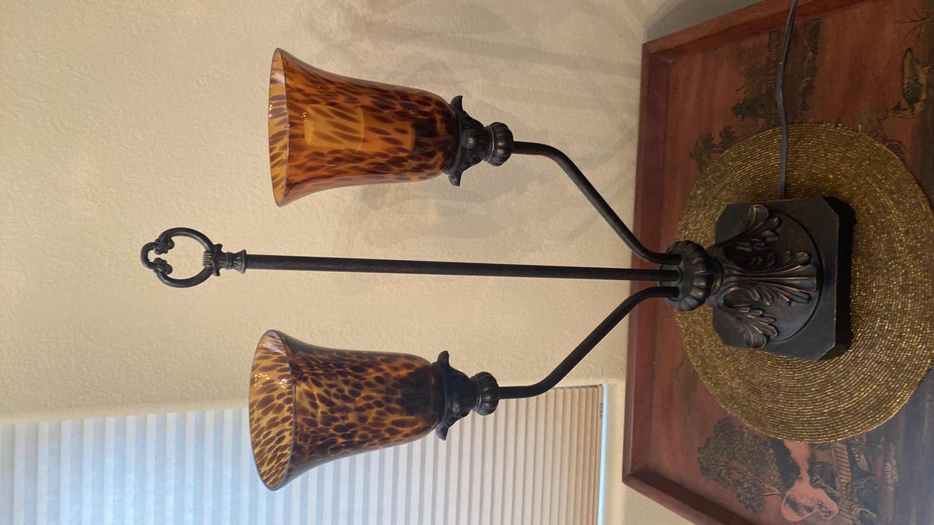 Photo 1 of HEAVY METAL TABLE LAMP H
26”