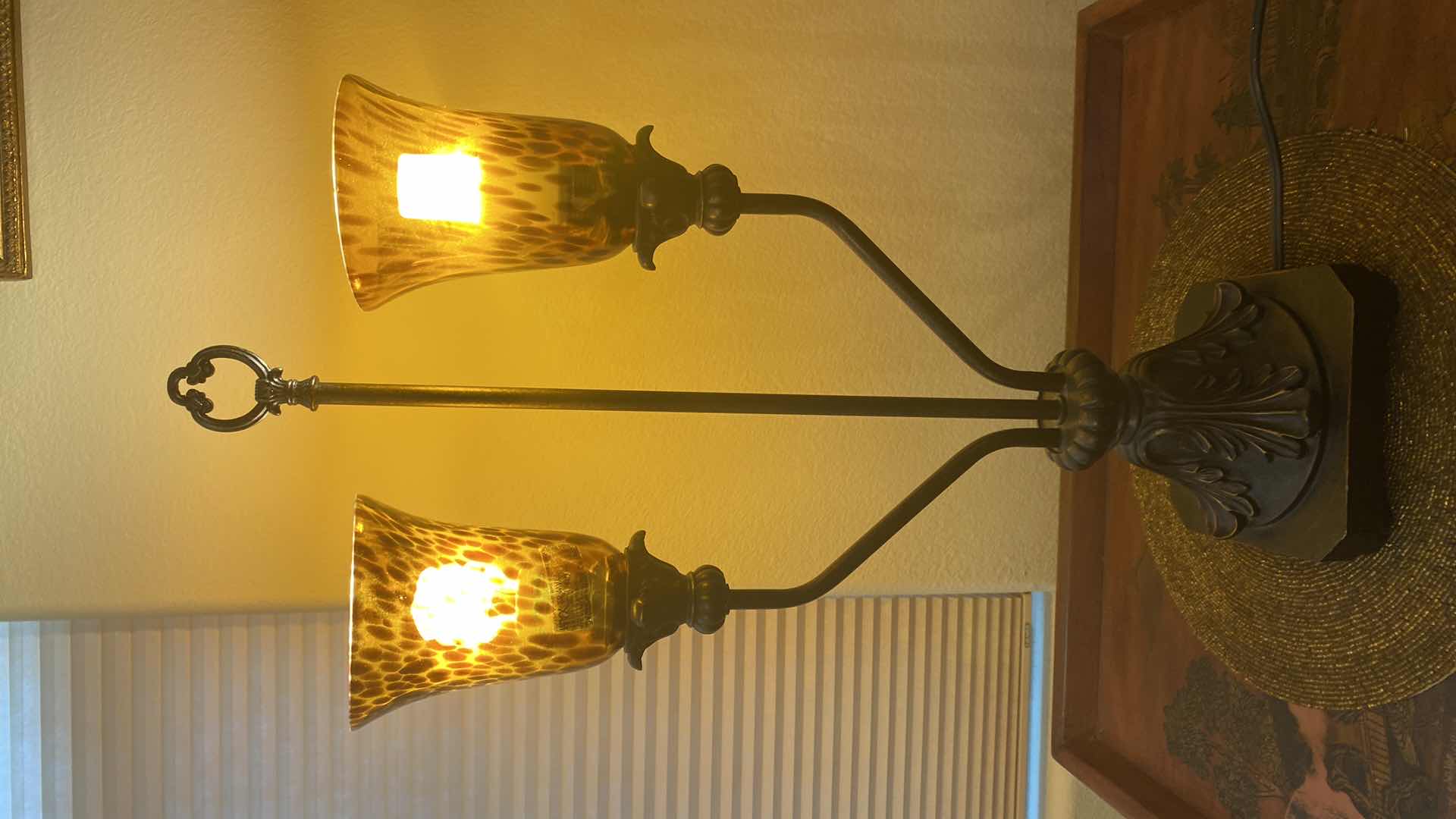 Photo 1 of HEAVY METAL TABLE LAMP H
26”