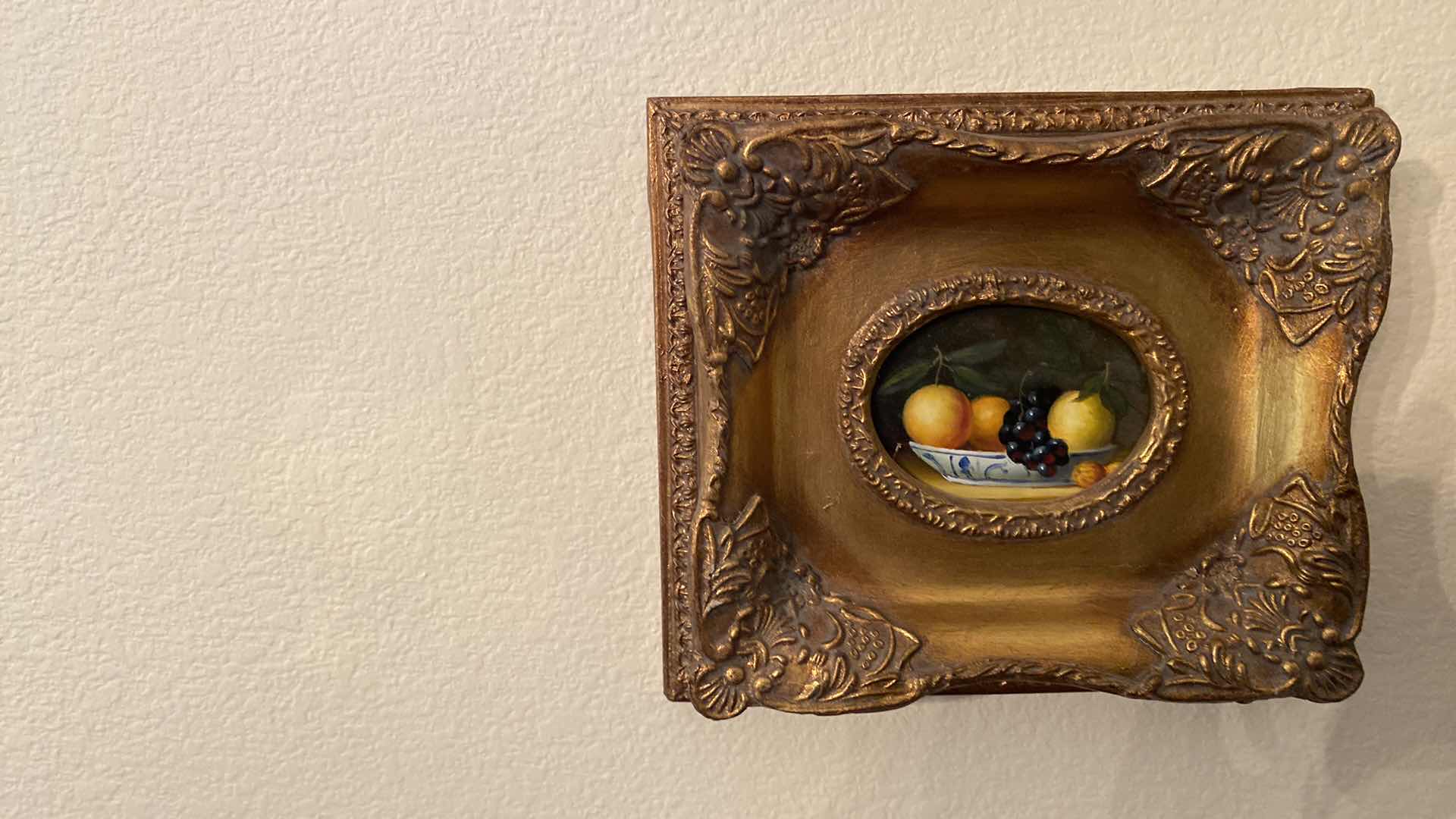 Photo 2 of 4-ORNATE GOLD FRAMED PAINTINGS LARGEST 10“ x 9“