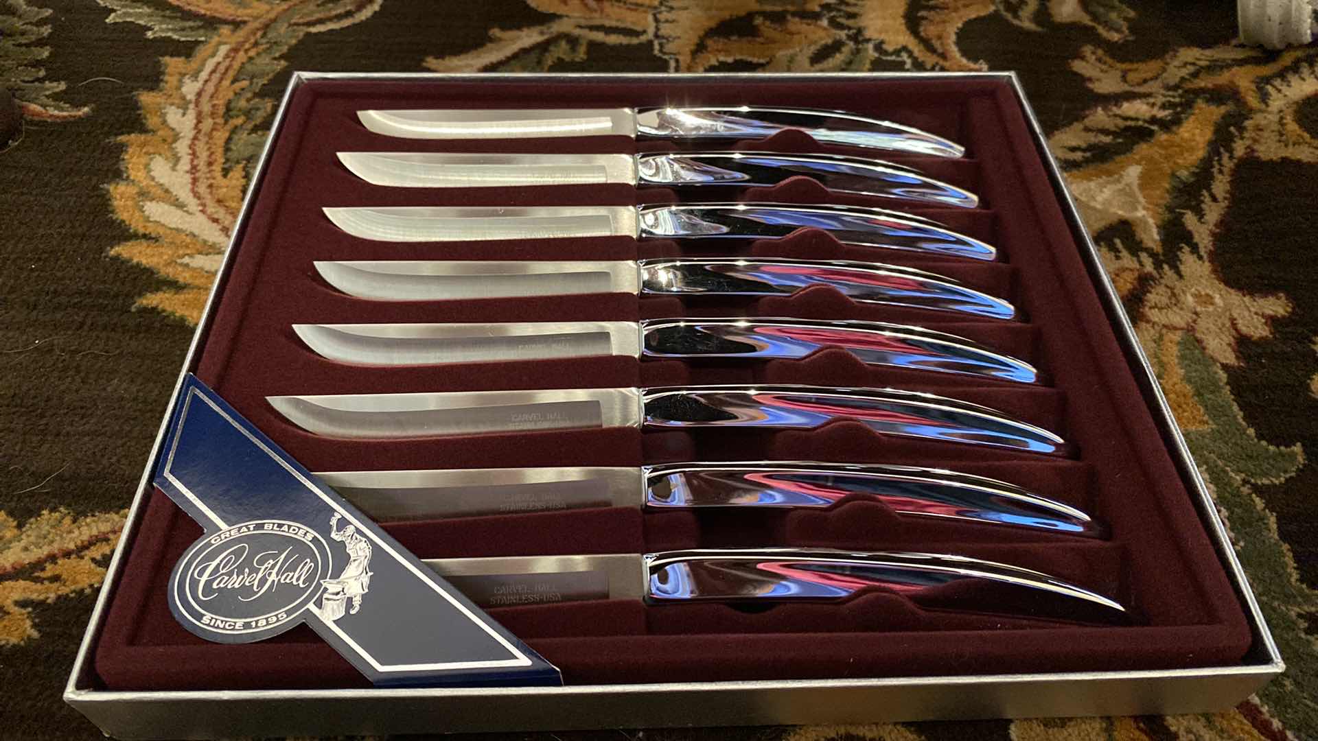 Photo 1 of 8 CARVEL HALL STEAK KNIVES IN BOX