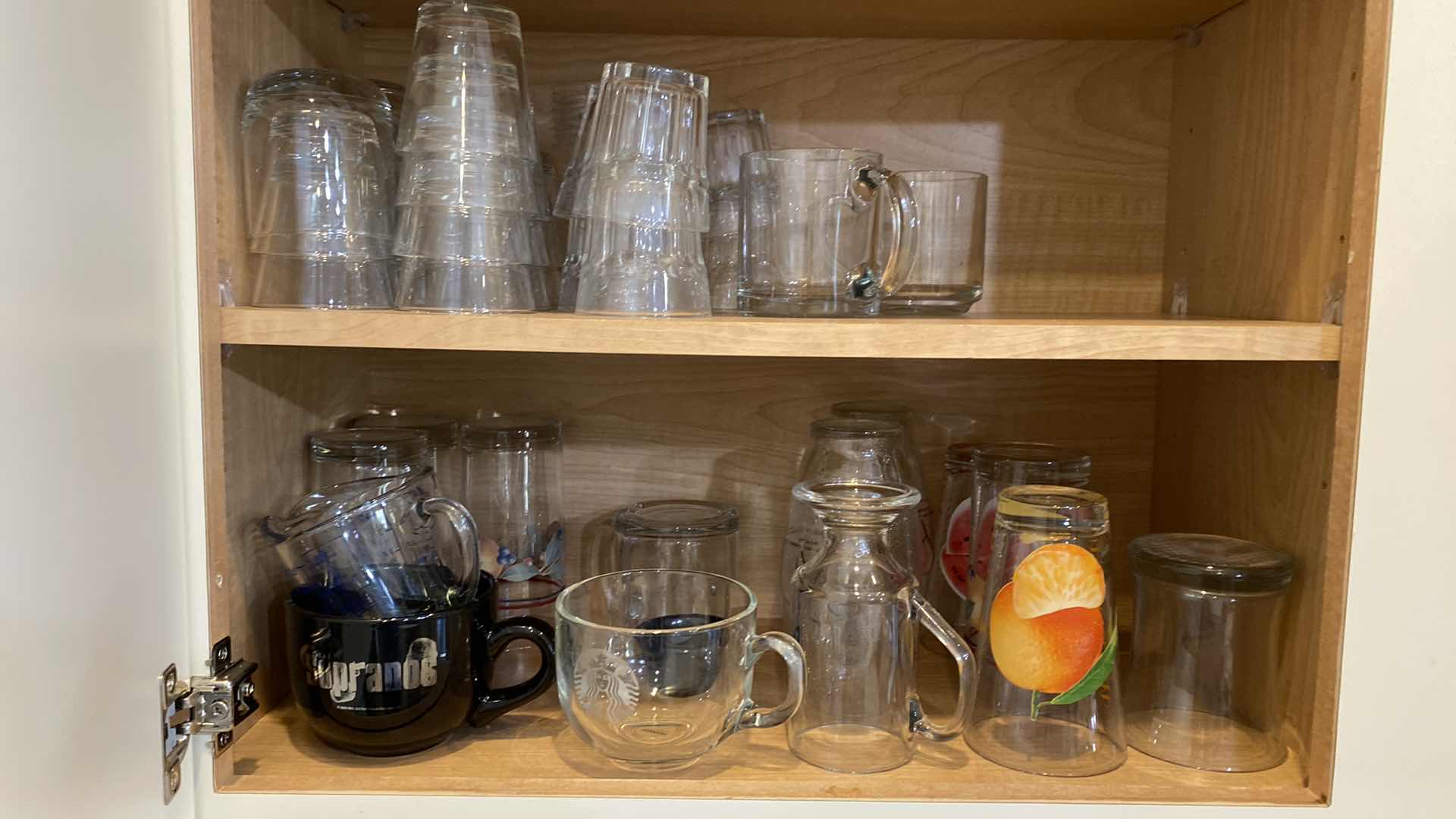 Photo 1 of 2 CONTENTS OF KITCHEN CABINETs GLASSWARE AND MORE