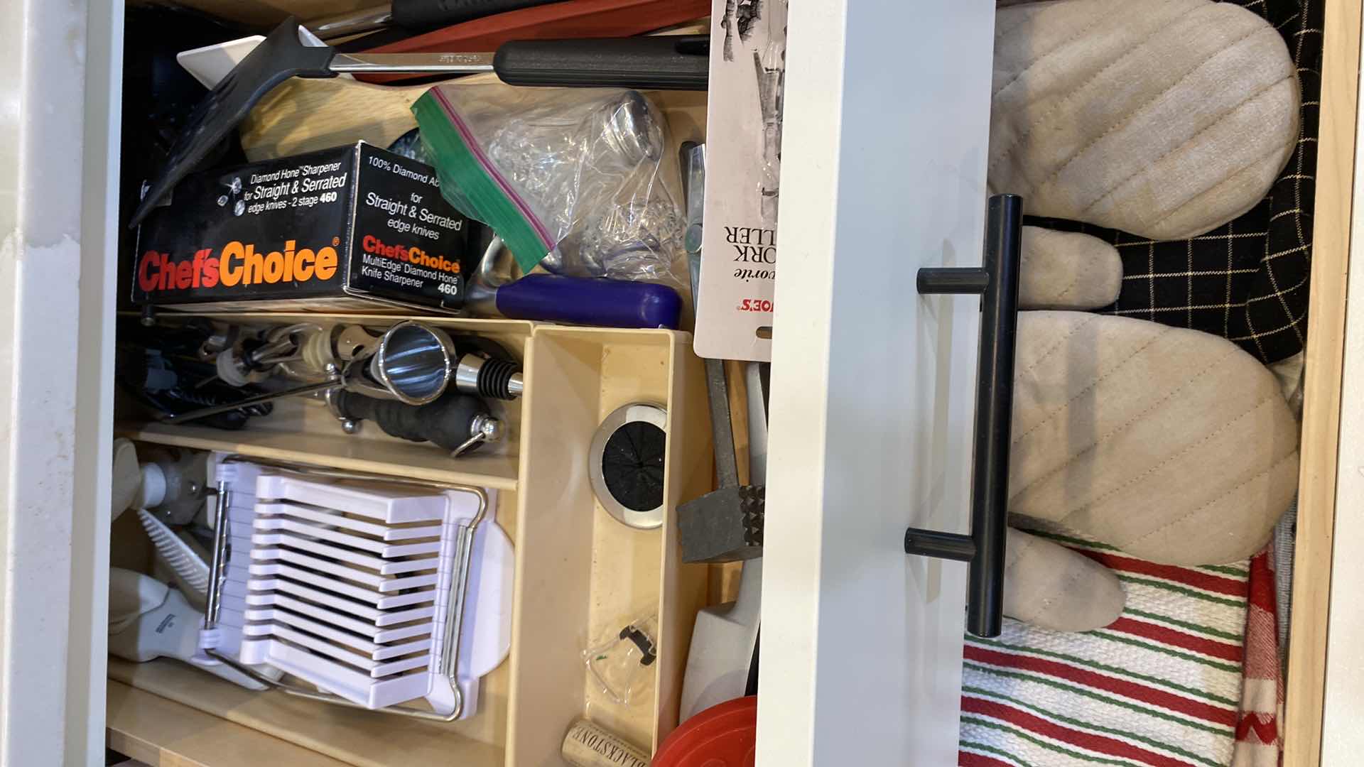 Photo 1 of CONTENTS OF KITCHEN CABINETS LINENS AND TOOLS