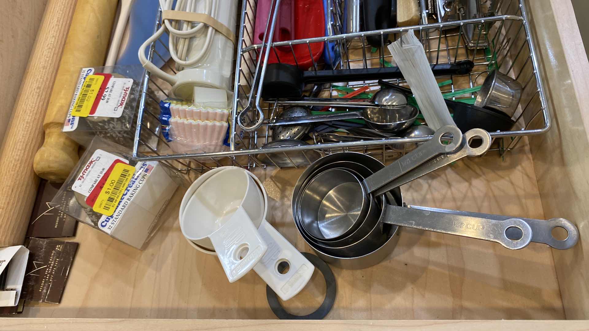 Photo 1 of CONTENTS OF KITCHEN CABINET TOOLS