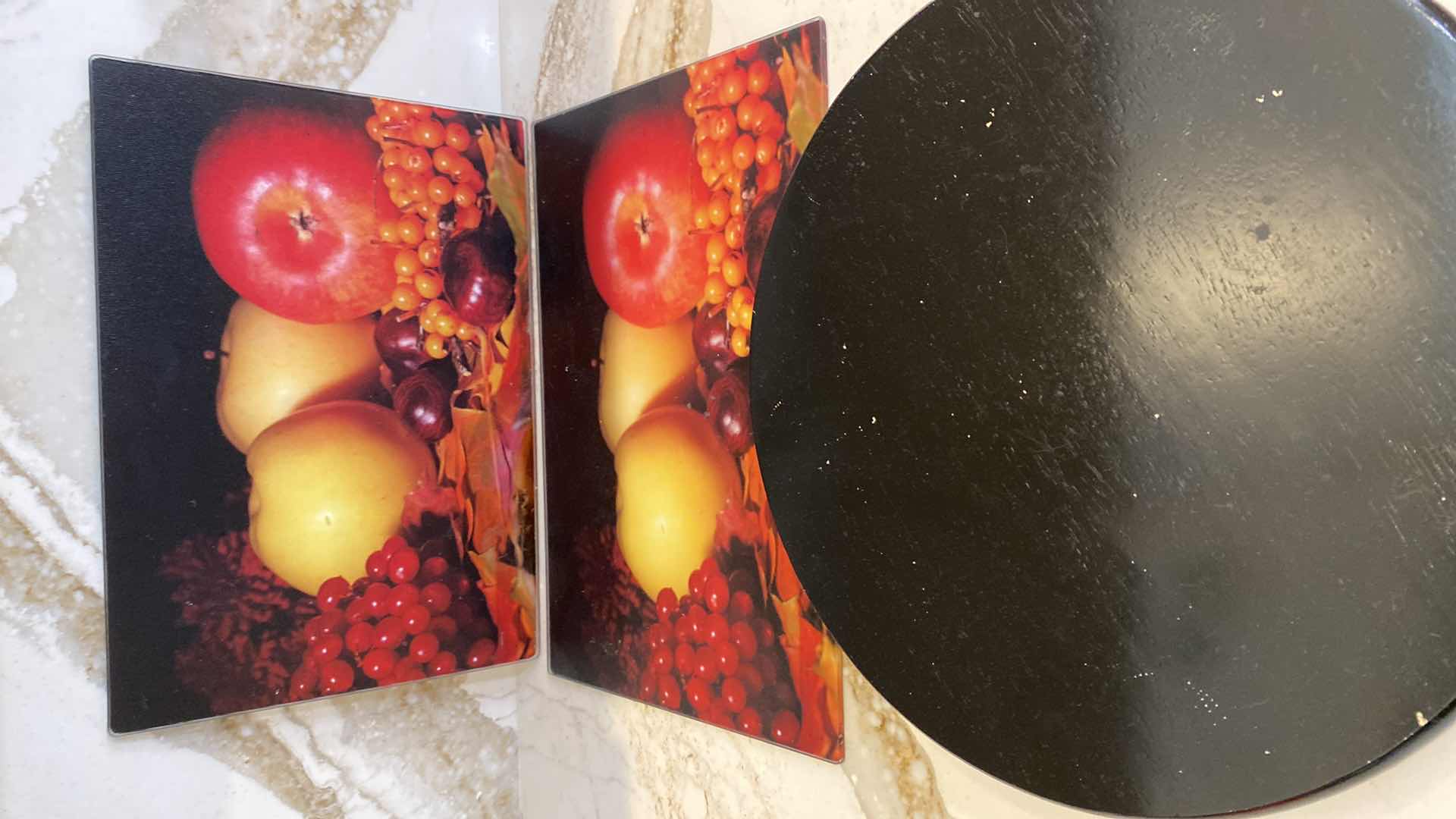 Photo 1 of CUTTING BOARDS AND LAZY SUSAN PAPER TOWEL HOLDER