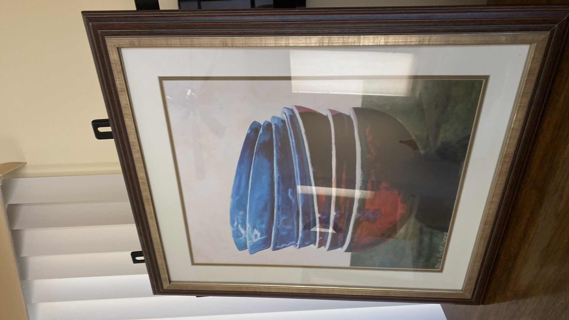 Photo 5 of FRAMED SIGNED STILL LIFE ARTWORK 23 1/2” x 27”
