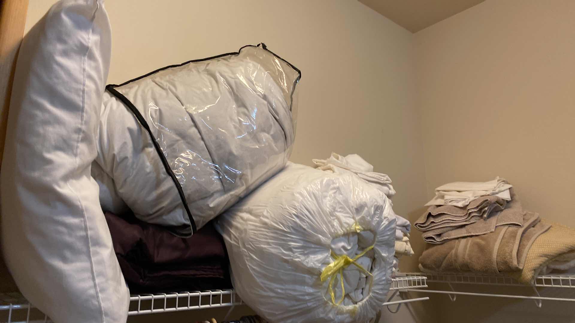 Photo 1 of ASSORTED LINENS TOP OF CLOSET DOWNSTAIRS BED ROOM