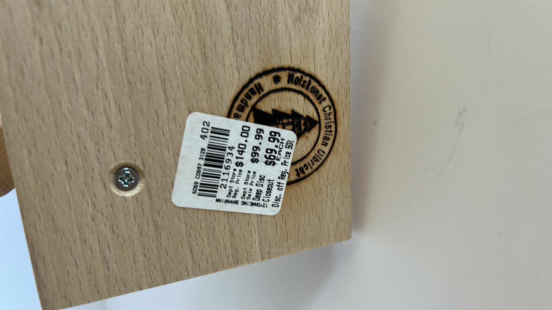 Photo 1 of HANDMADE IN GERMANY CHRISTIAN ULBRICHT NUTCRACKER 12”