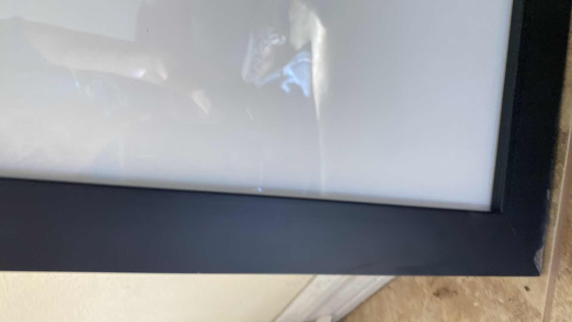 Photo 1 of FRAMED LAWRENCE UNLIMITED ARTWORK NOUVEAU TILE 1 SIGNED 28 1/2“ x 35“