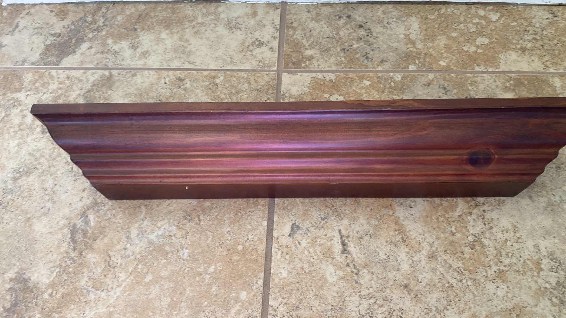 Photo 4 of 6 RARE WOOD SHELVES 20“ x 3 3/4”