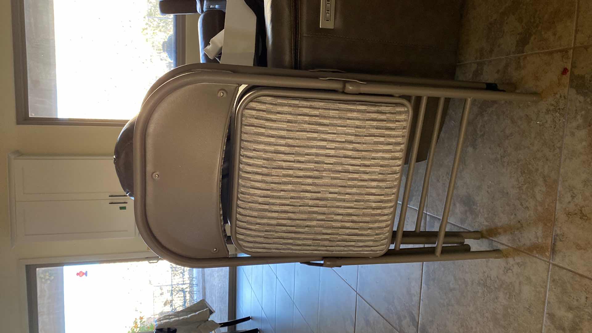 Photo 1 of 2 FOLDING CHAIRS FOR CARD TABLE