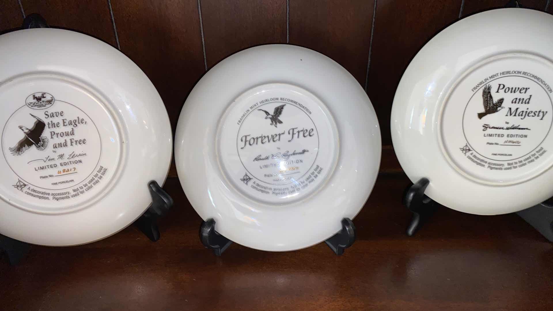 Photo 1 of 5 LIMITED EDITION COLLECTOR PLATES 8”