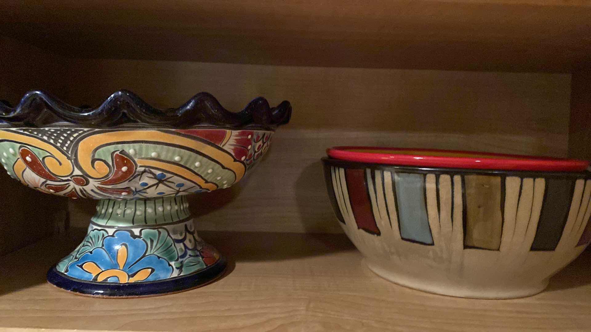 Photo 1 of CONTENTS KITCHEN CABINET CERAMIC DISHES AND SERVE WARE